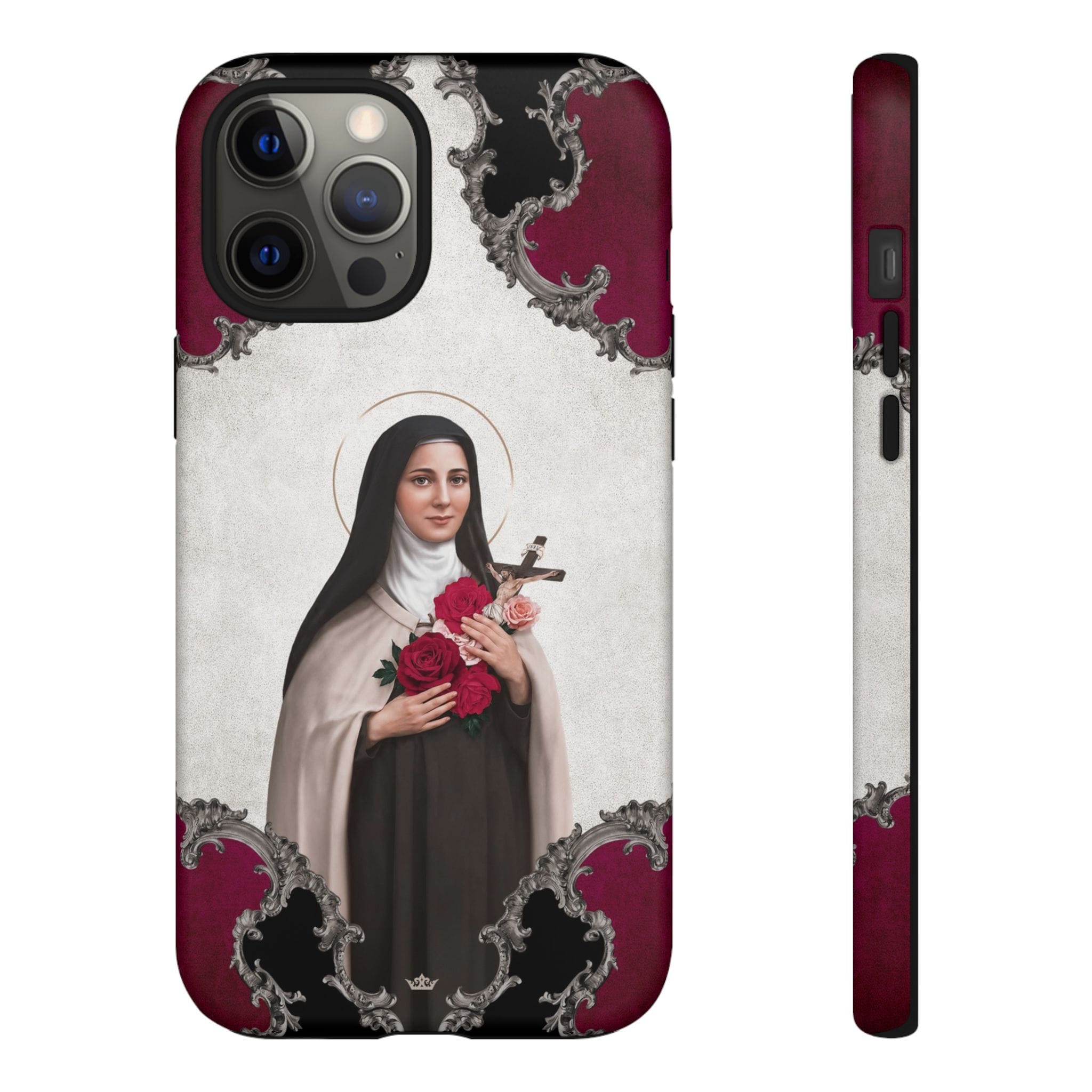 St. Therese of Lisieux Hard Phone Case (Baroque) Copyright VENXARA