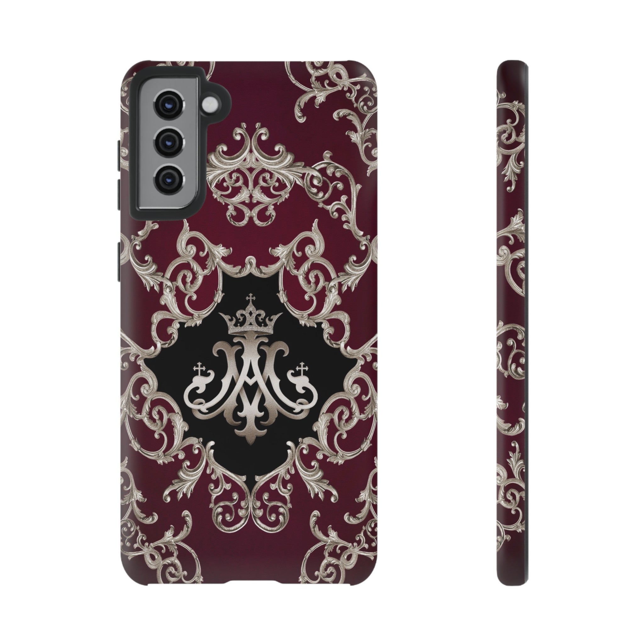 Ave Maria Hard Phone Case (Baroque Mahogany)
