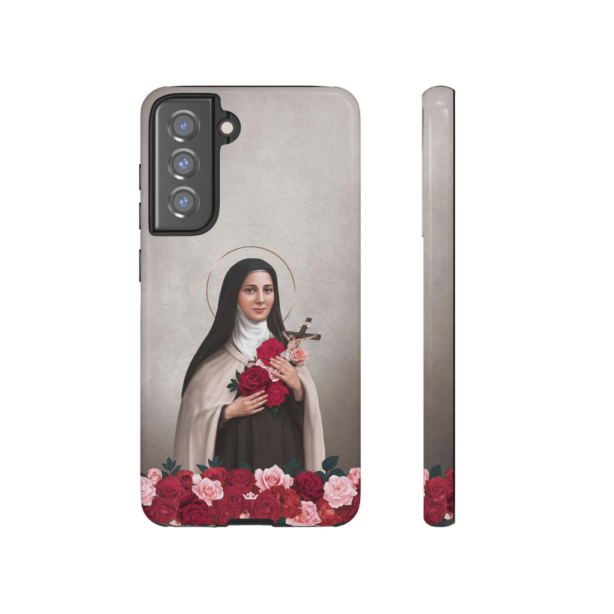 St. Therese of Lisieux Hard Phone Case (Light) Copyright VENXARA