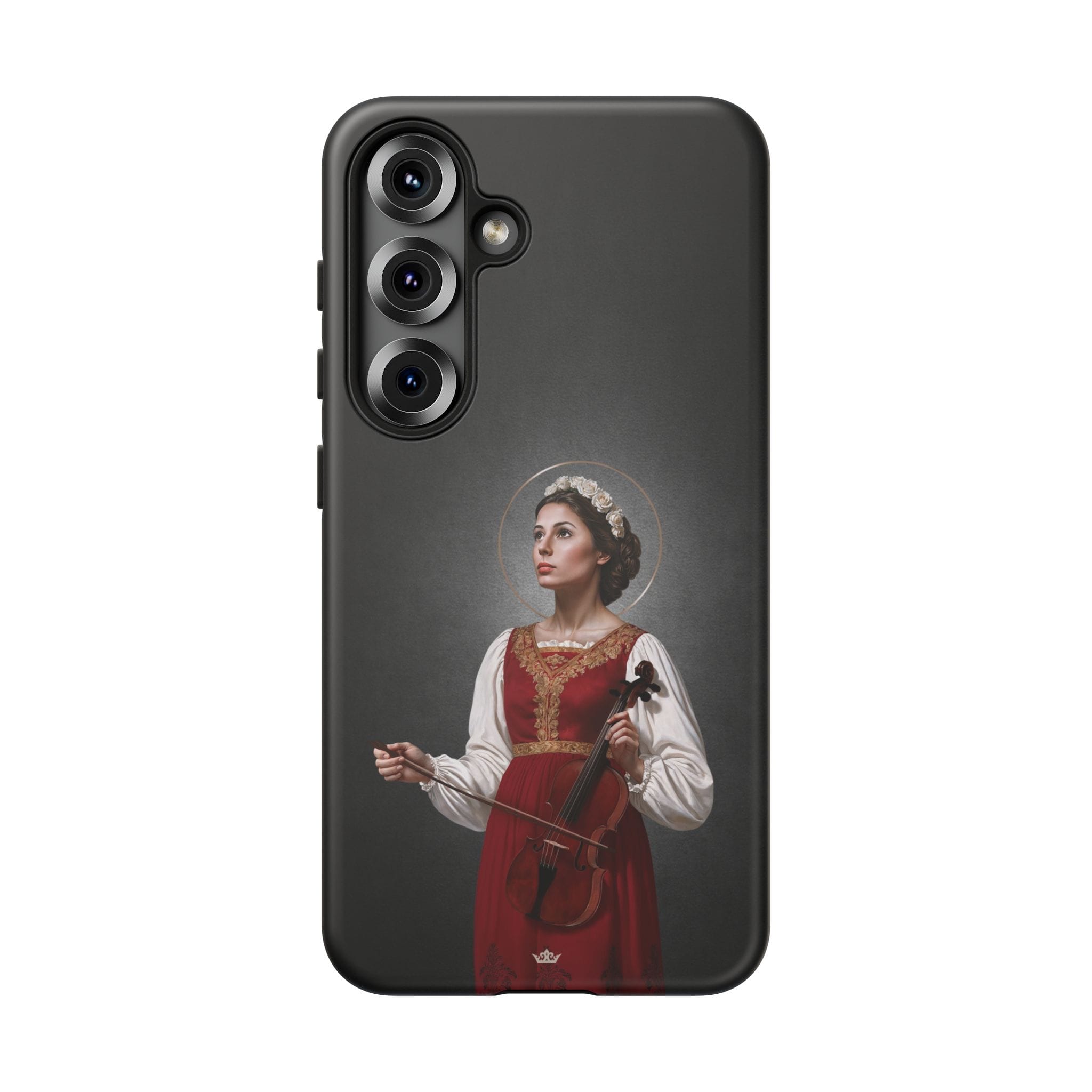 St. Cecilia Hard Phone Case (Dark) Copyright VENXARA
