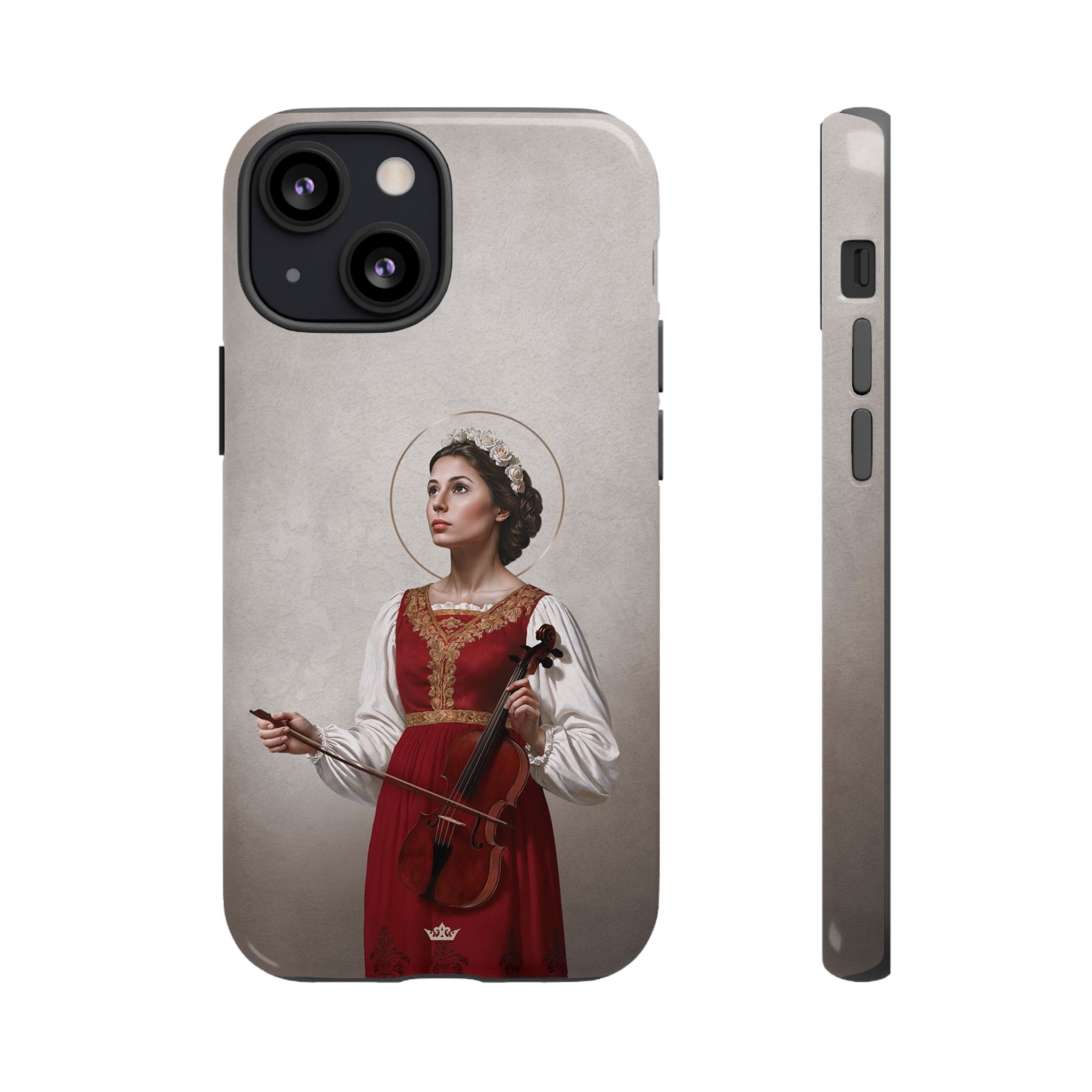 St. Cecilia Hard Phone Case (Light) Copyright VENXARA