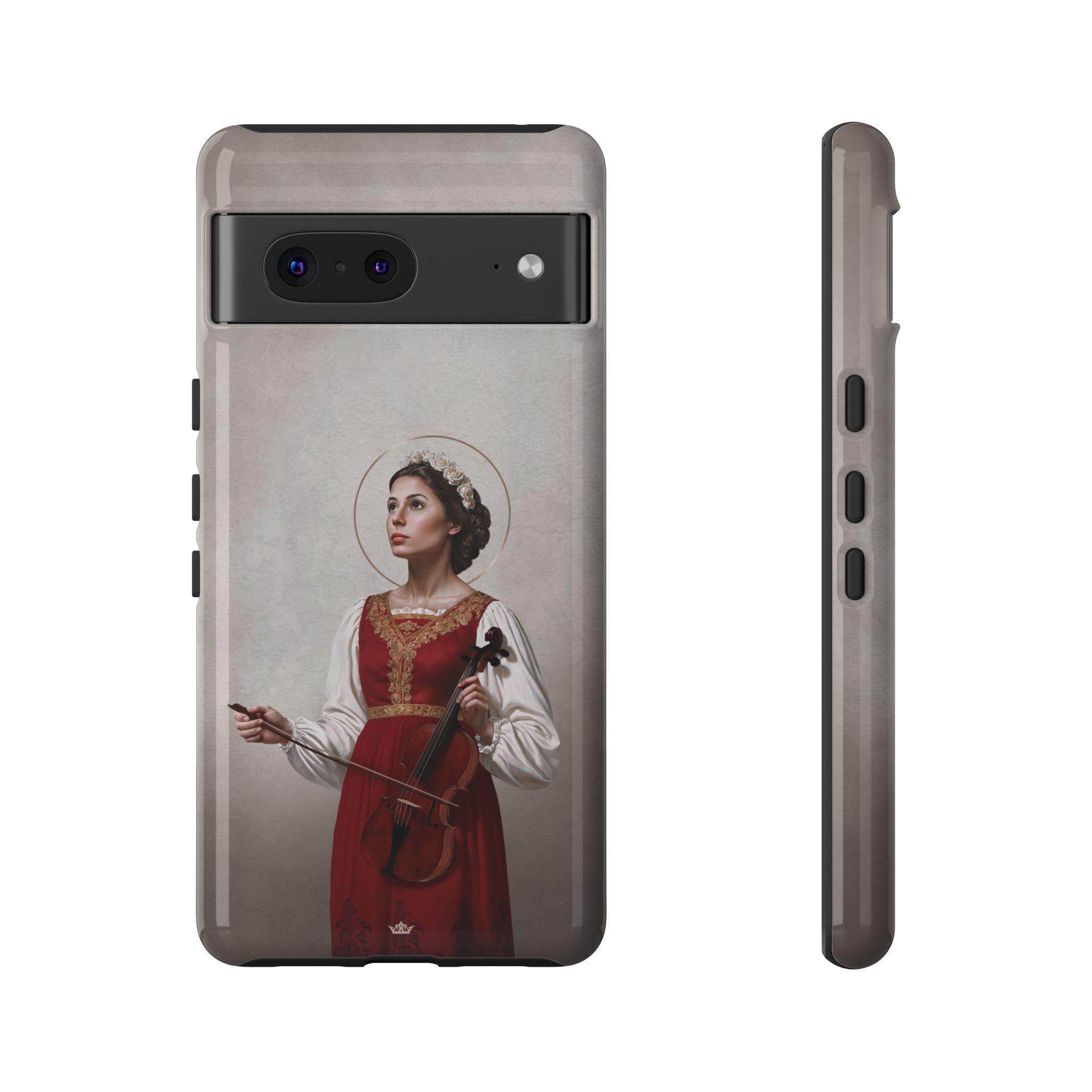 St. Cecilia Hard Phone Case (Light) Copyright VENXARA