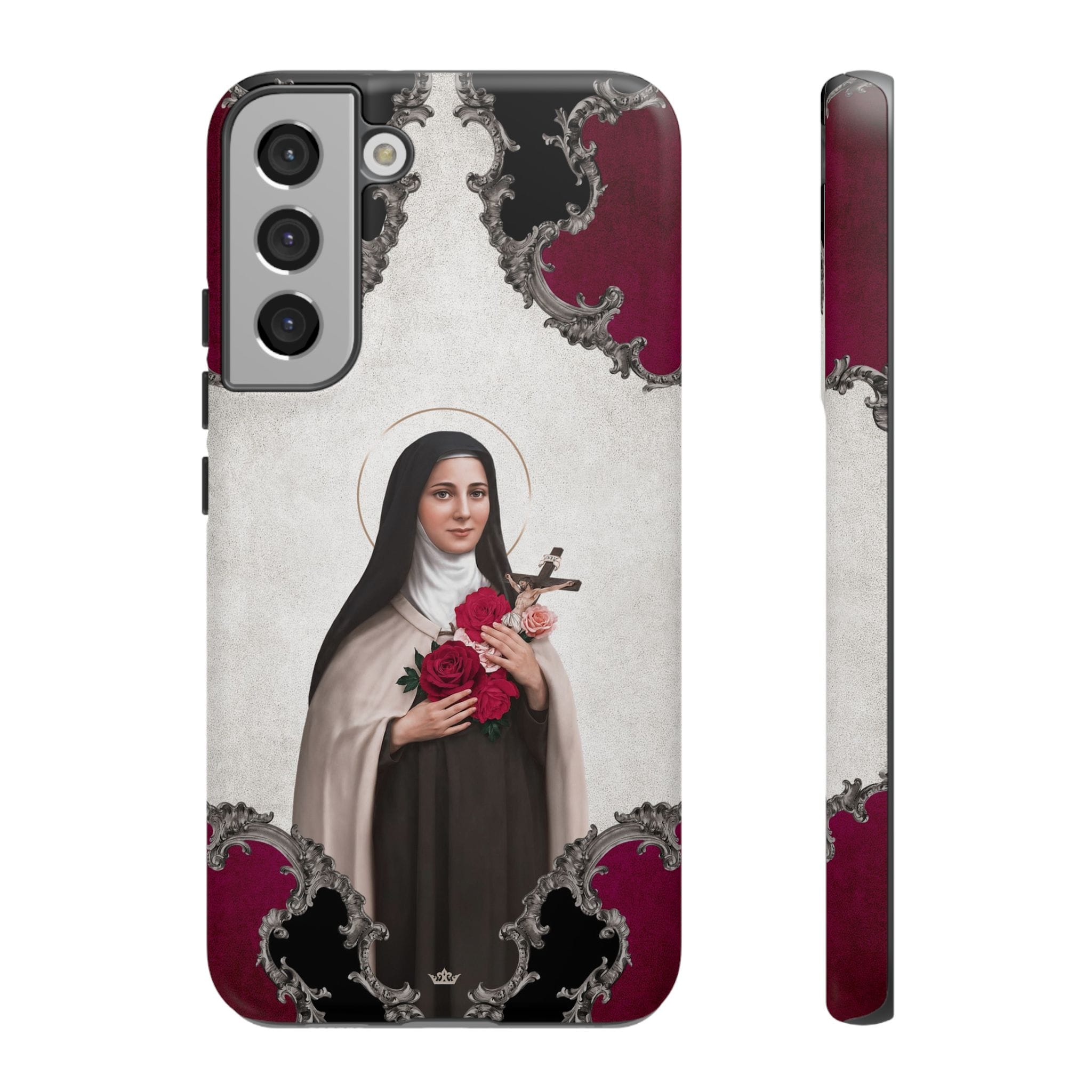 St. Therese of Lisieux Hard Phone Case (Baroque) Copyright VENXARA