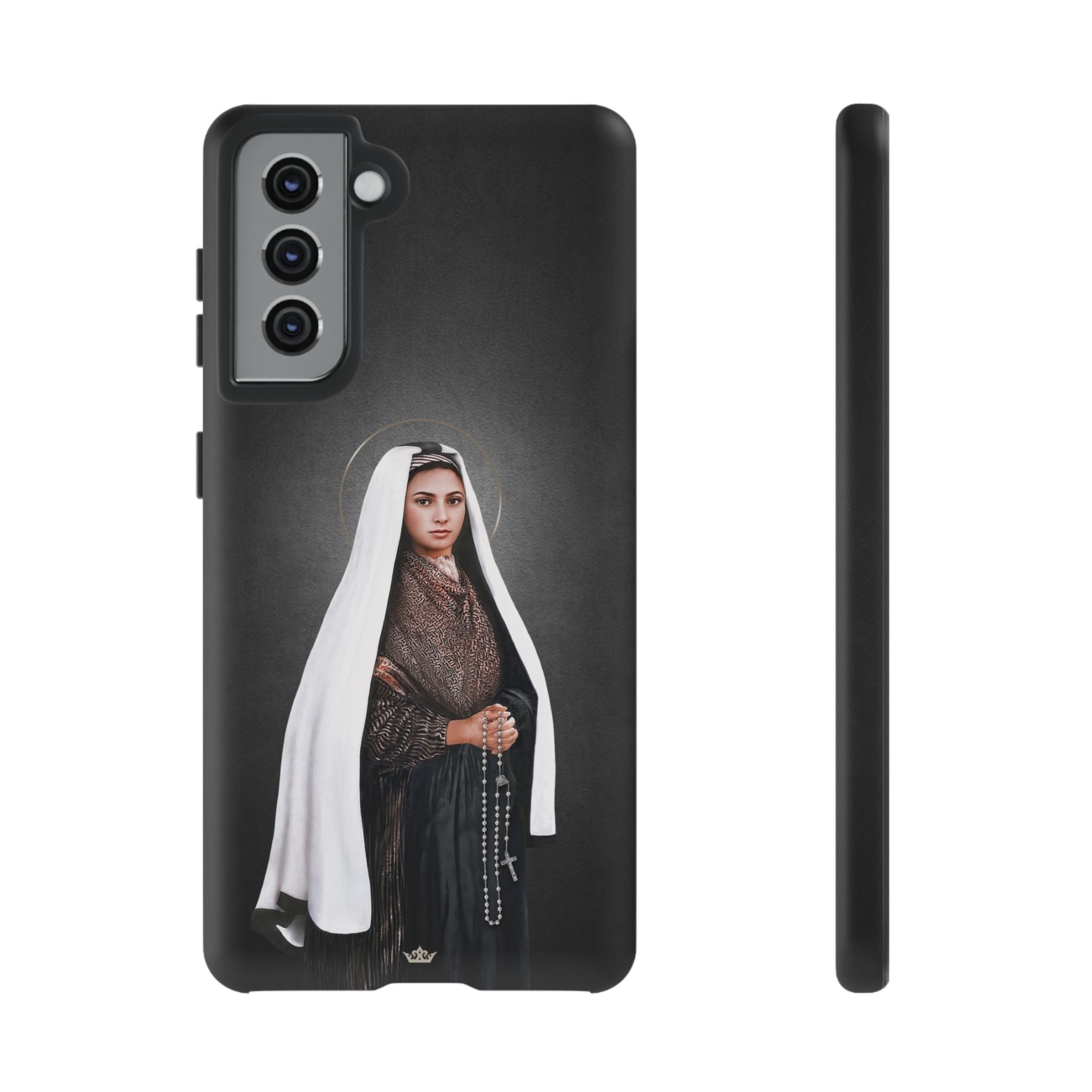 St. Bernadette Hard Phone Case (Dark) Copyright VENXARA