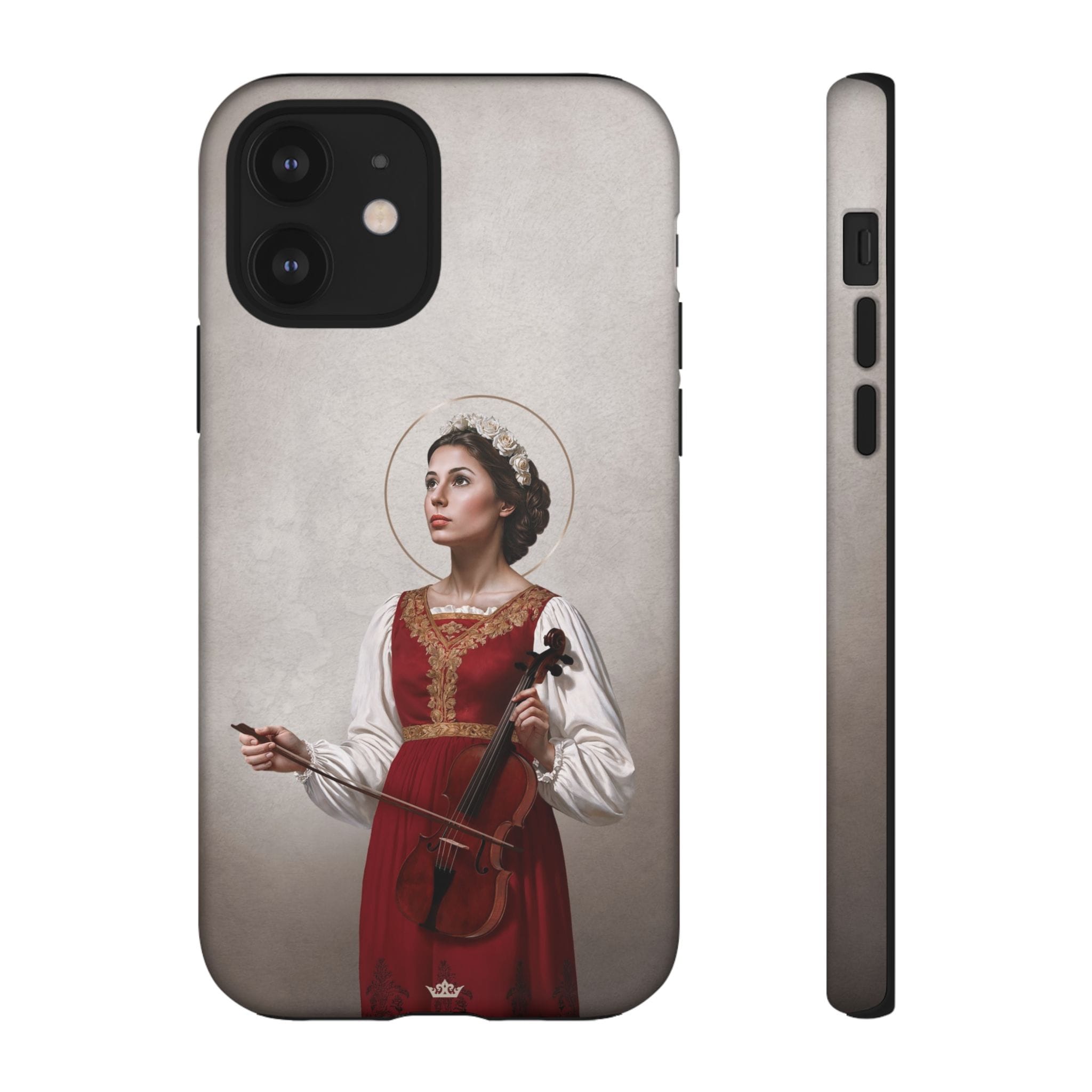 St. Cecilia Hard Phone Case (Light) Copyright VENXARA