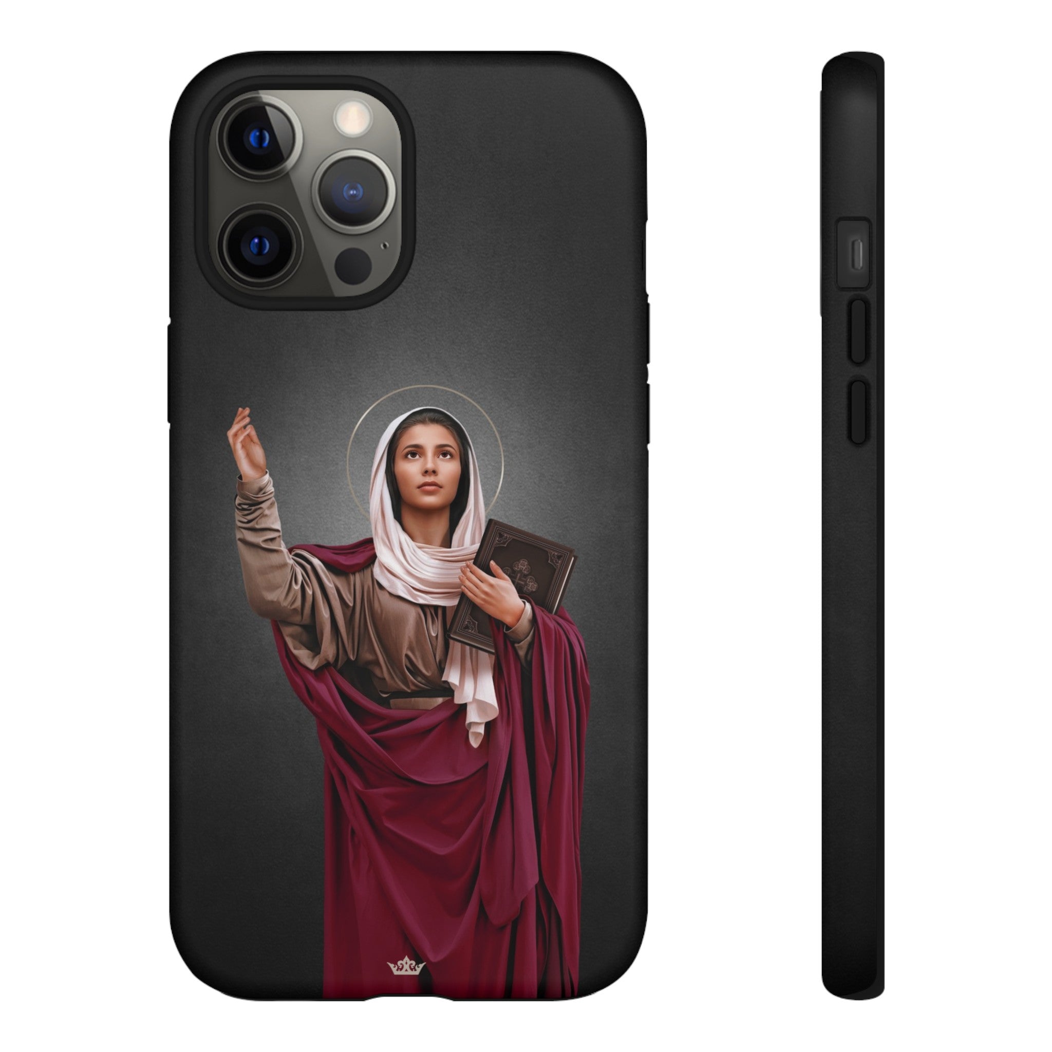 St. Monica Hard Phone Case (Dark)