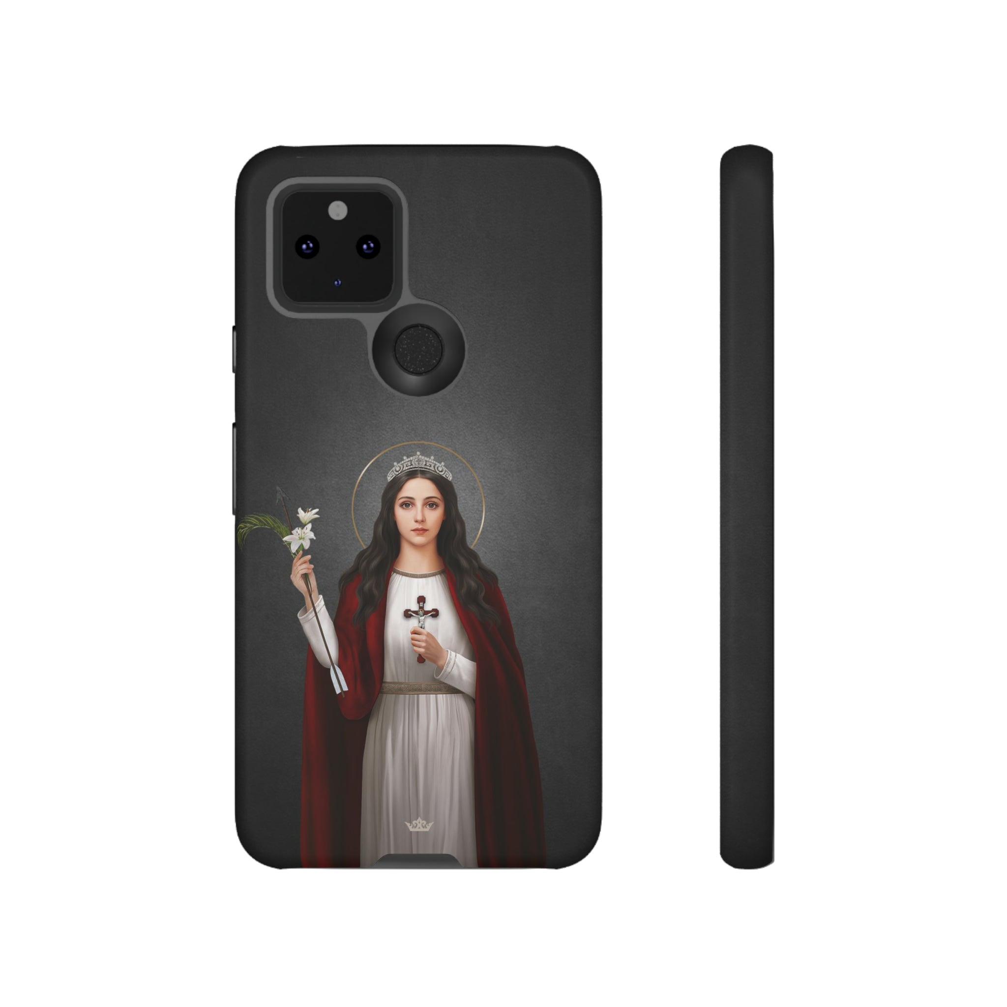 St. Philomena Hard Phone Case (Dark)