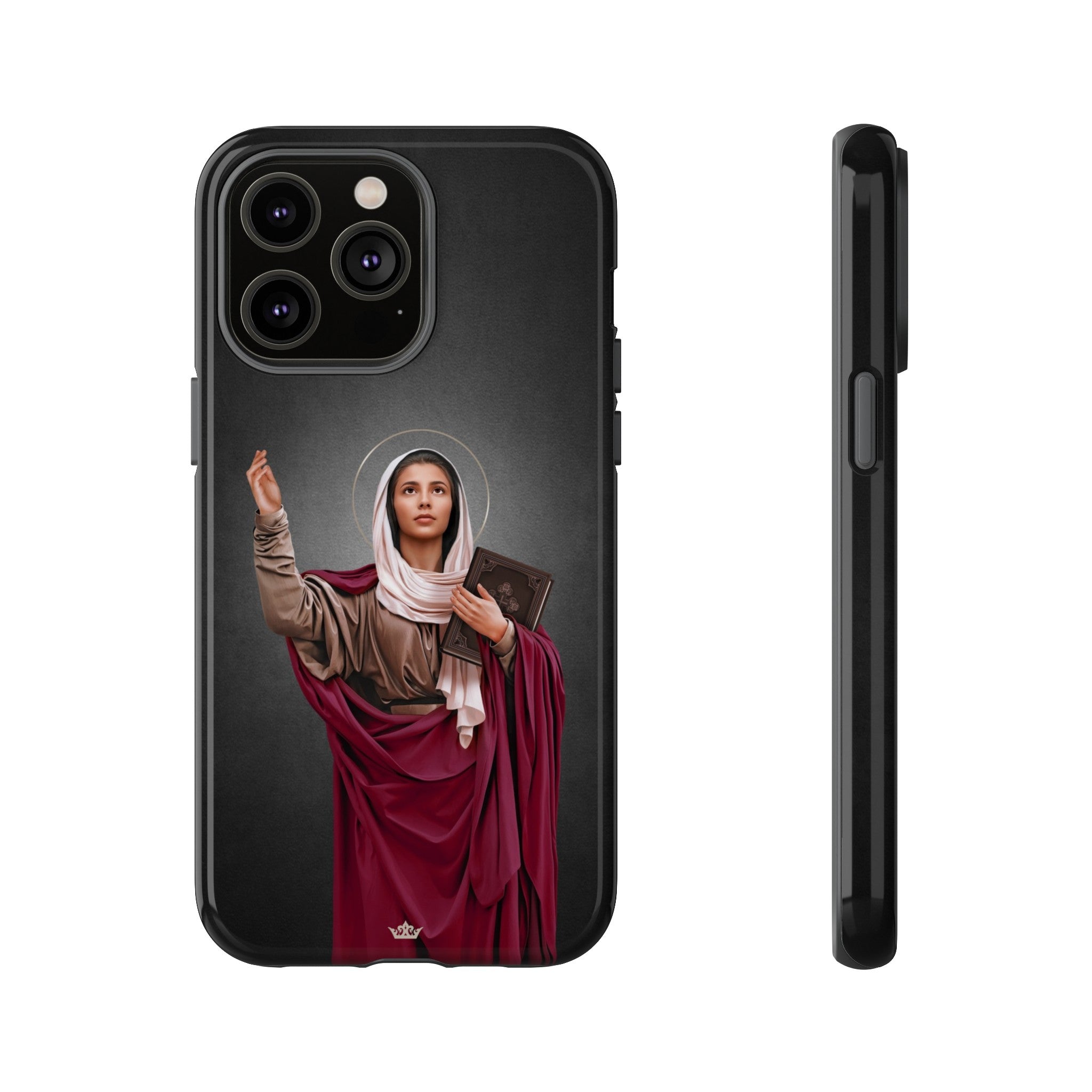 St. Monica Hard Phone Case (Dark)