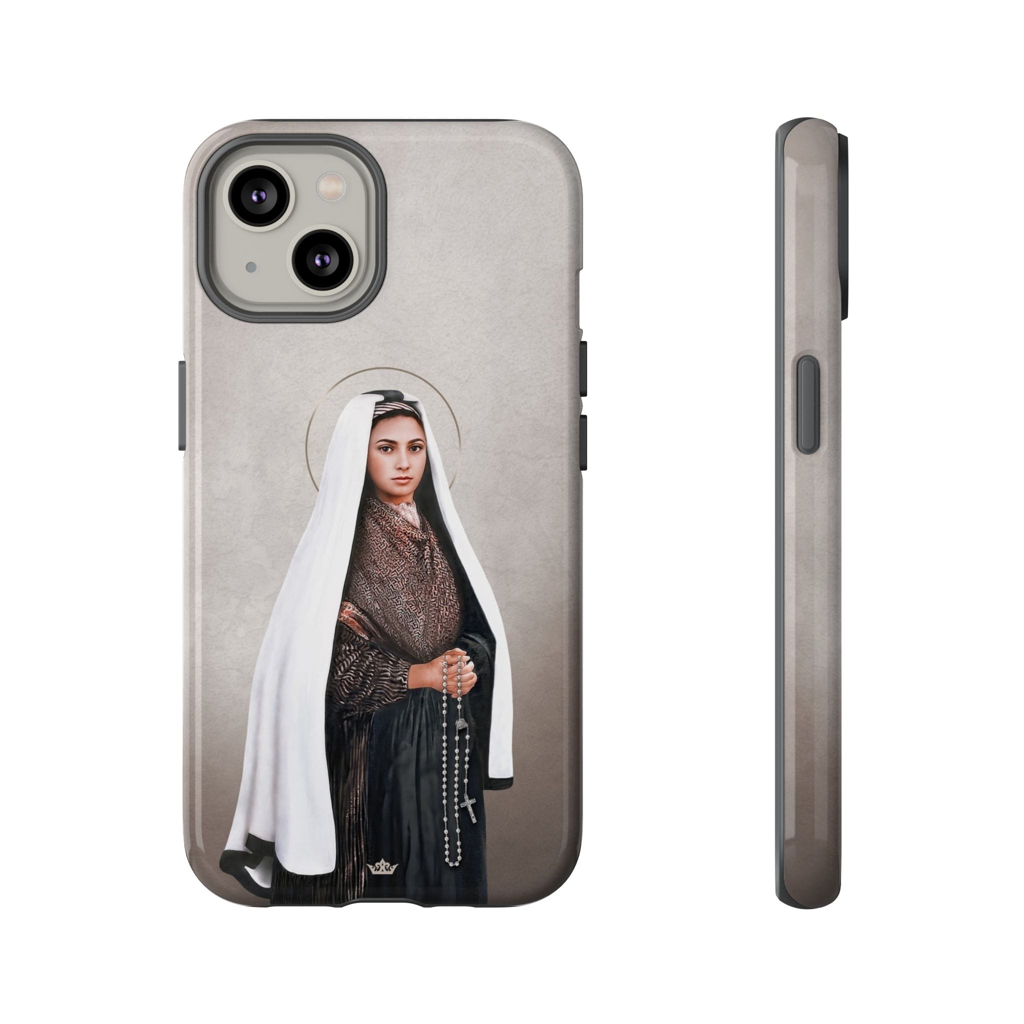 St. Bernadette Hard Phone Case (Light) Copyright VENXARA