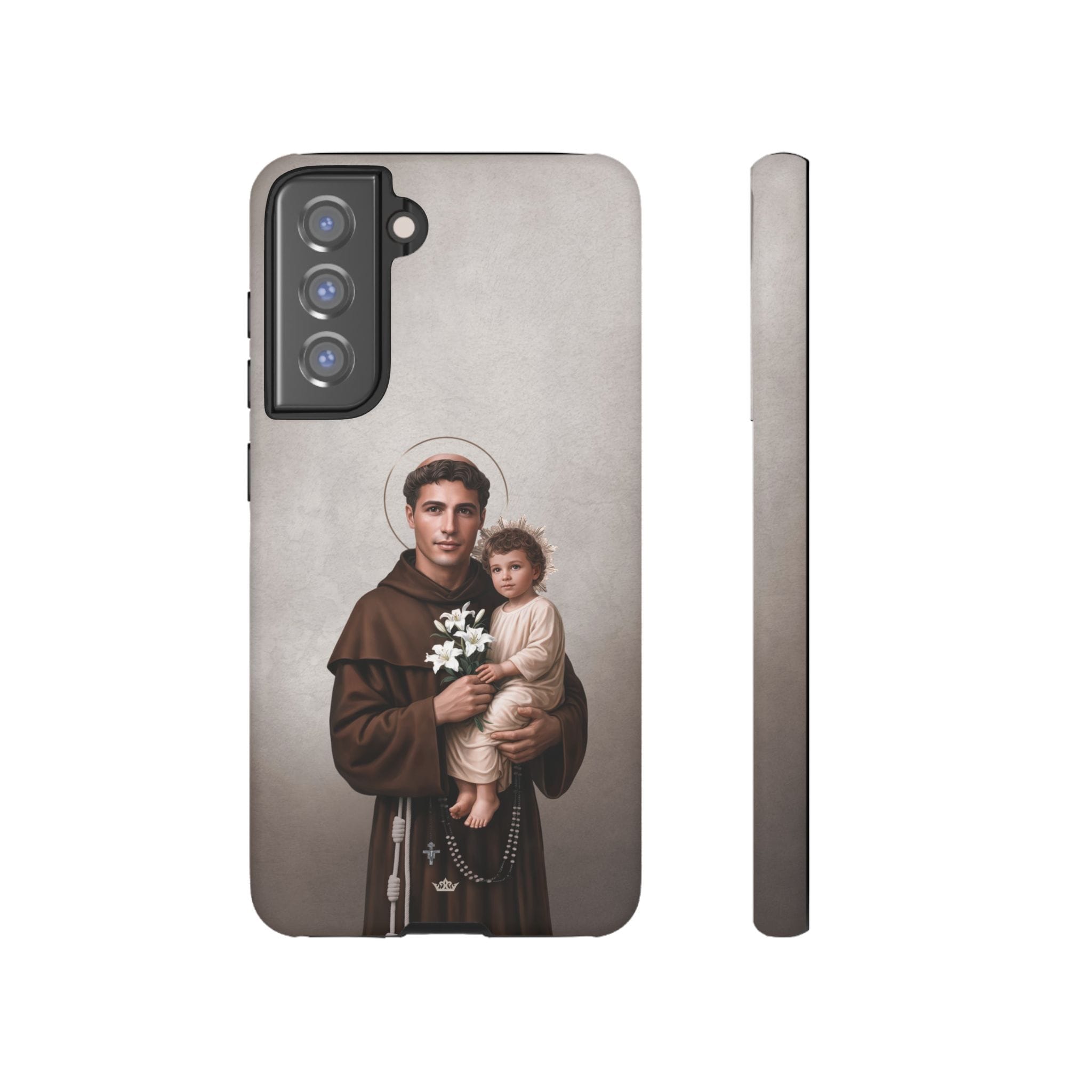 St. Anthony of Padua Hard Phone Case (Light) Copyright VENXARA