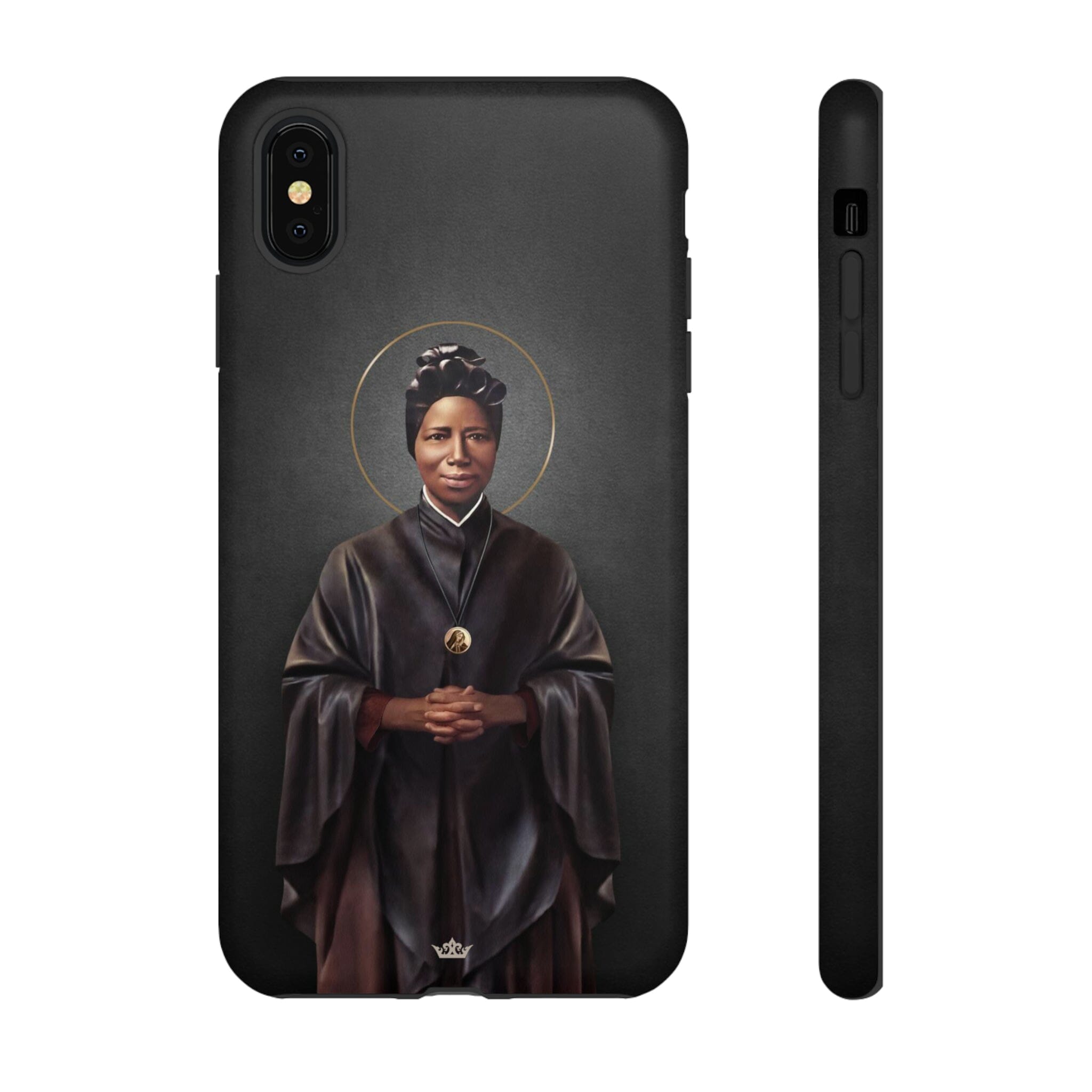 St. Josephine Bakhita Hard Phone Case (Dark)