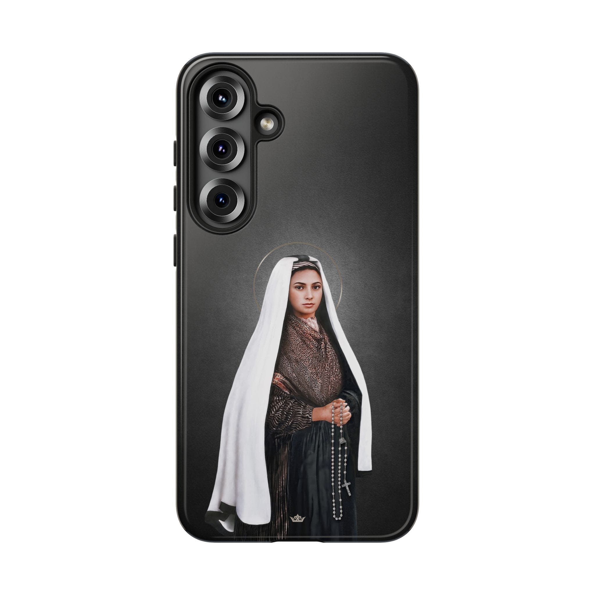 St. Bernadette Hard Phone Case (Dark) Copyright VENXARA