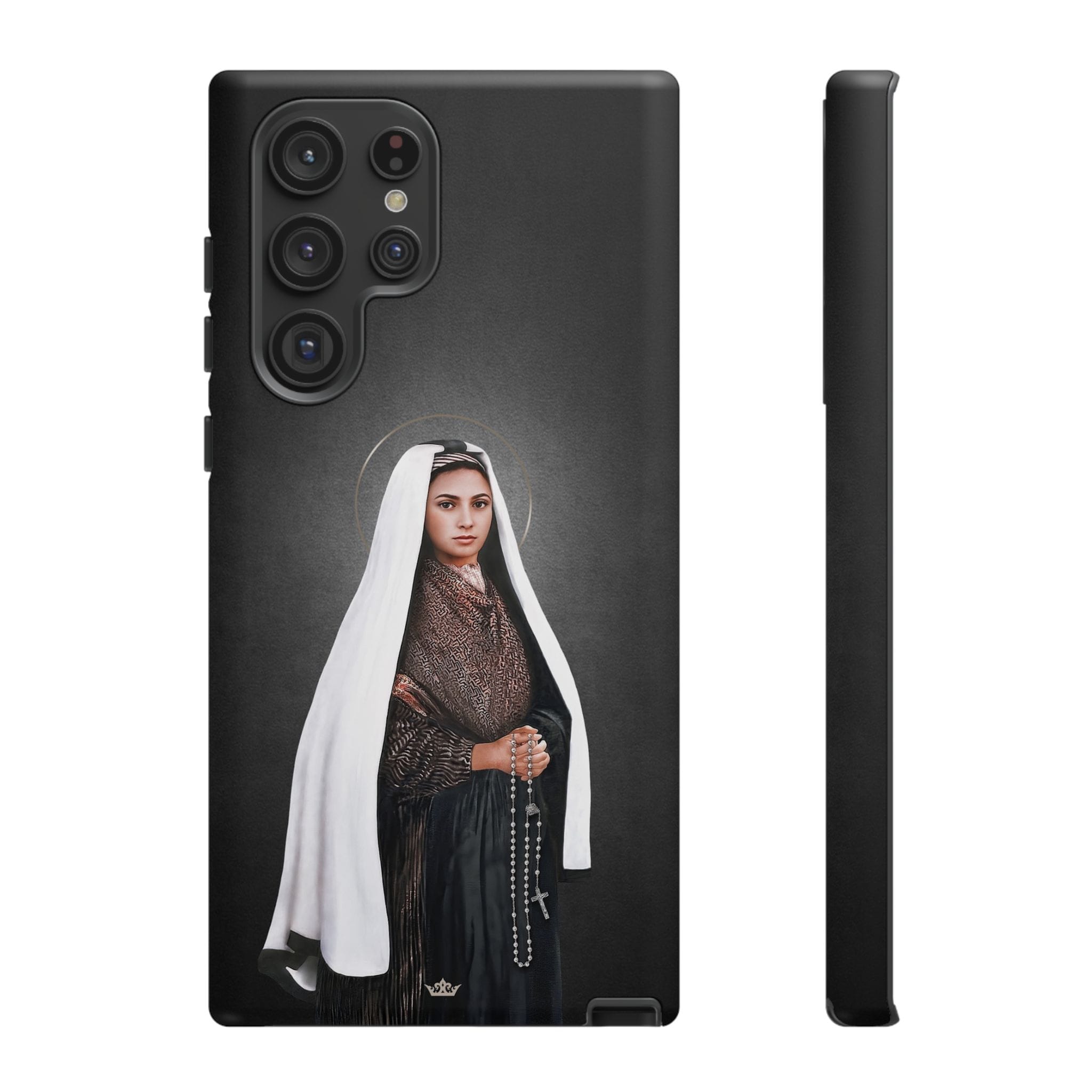 St. Bernadette Hard Phone Case (Dark) Copyright VENXARA