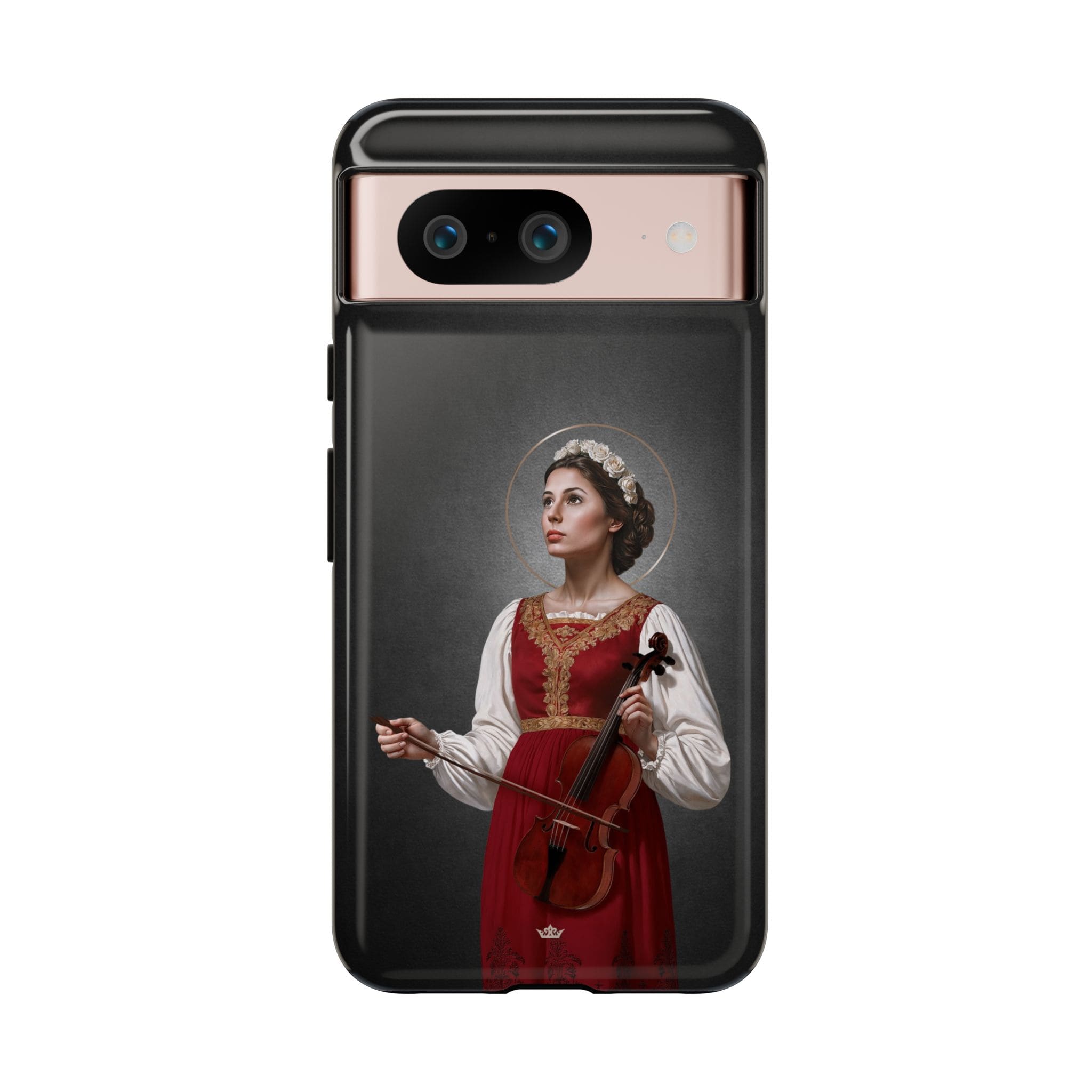 St. Cecilia Hard Phone Case (Dark) Copyright VENXARA