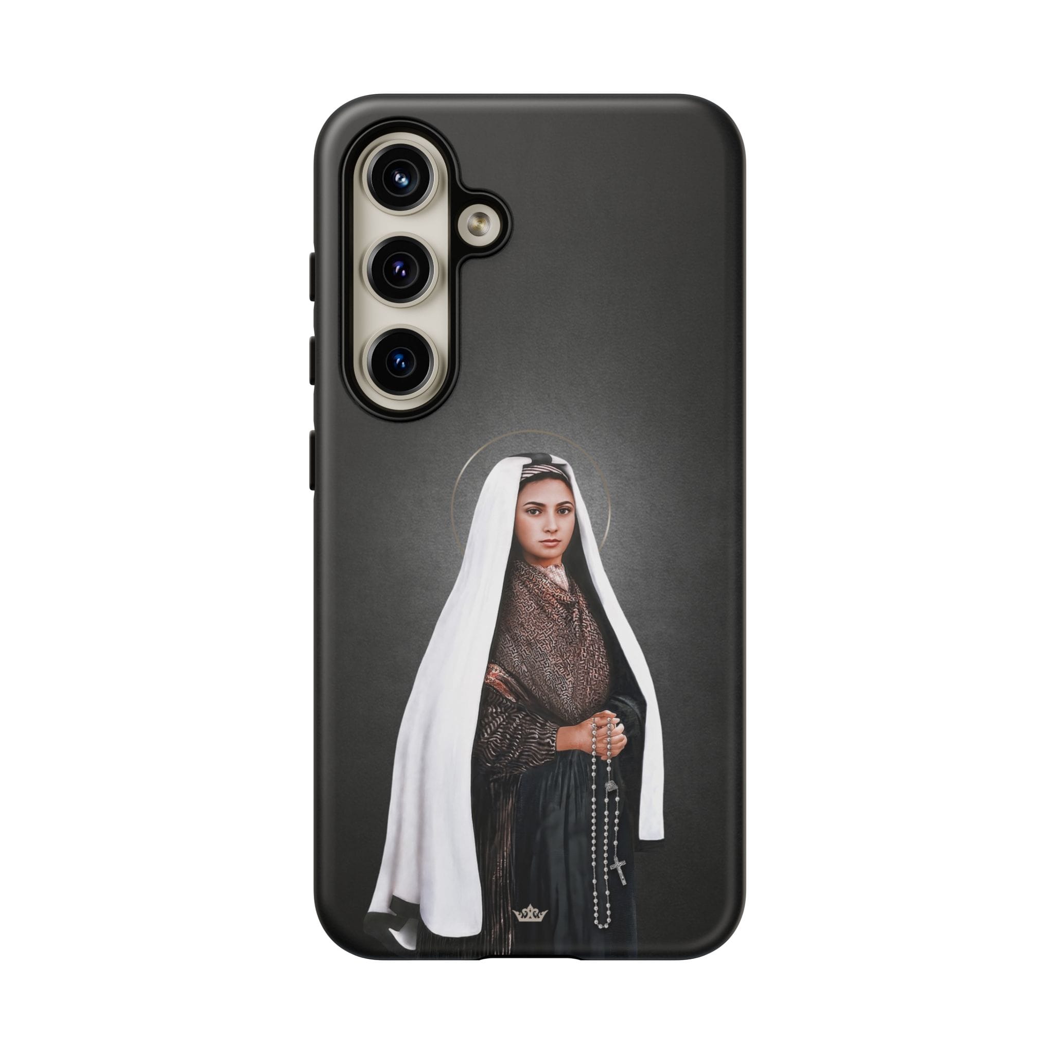 St. Bernadette Hard Phone Case (Dark) Copyright VENXARA