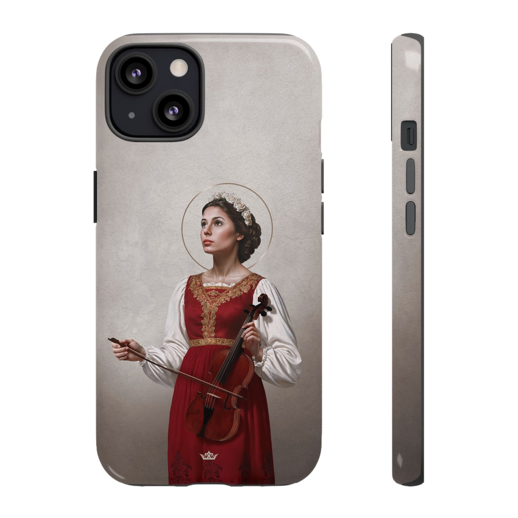 St. Cecilia Hard Phone Case (Light) Copyright VENXARA