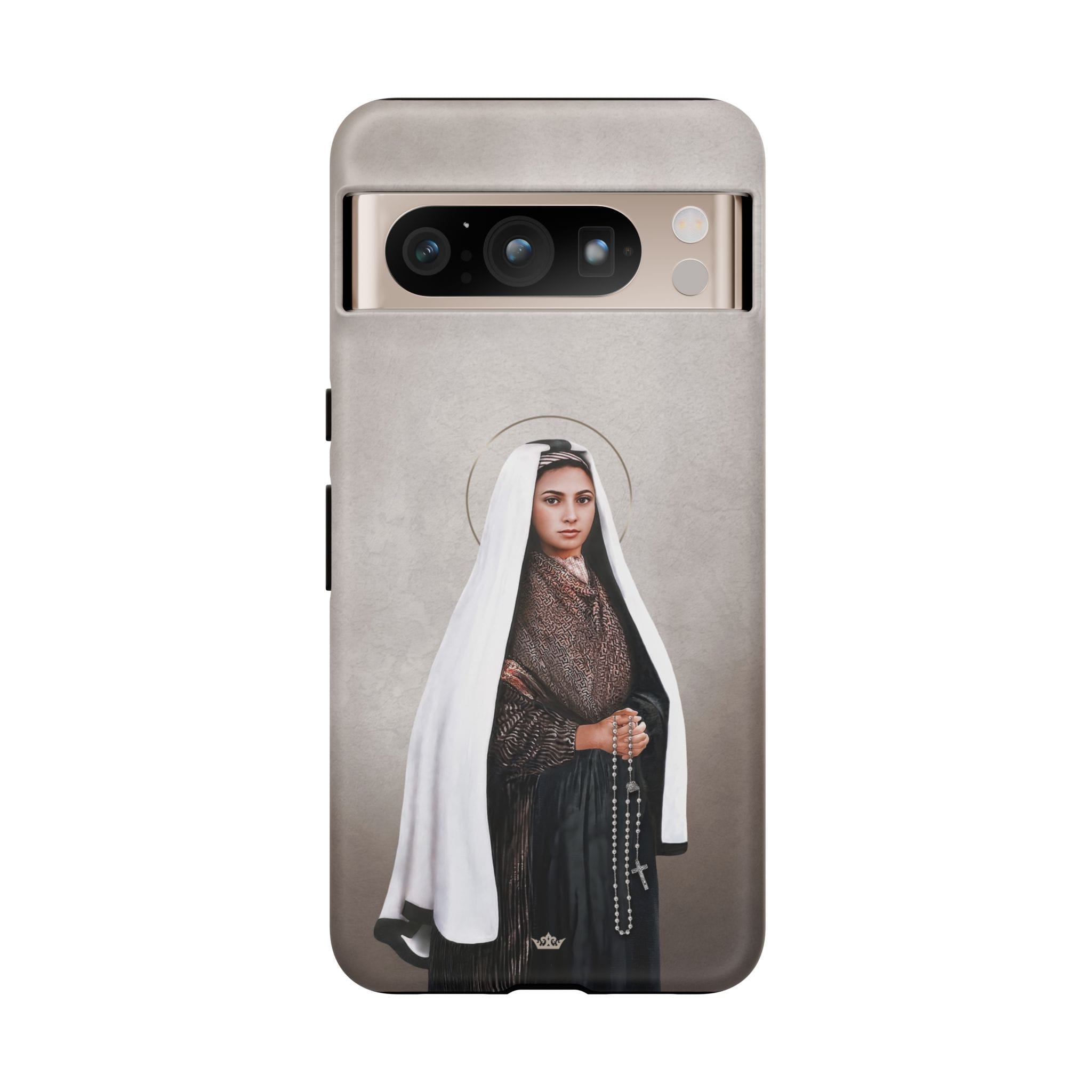 St. Bernadette Hard Phone Case (Light) Copyright VENXARA