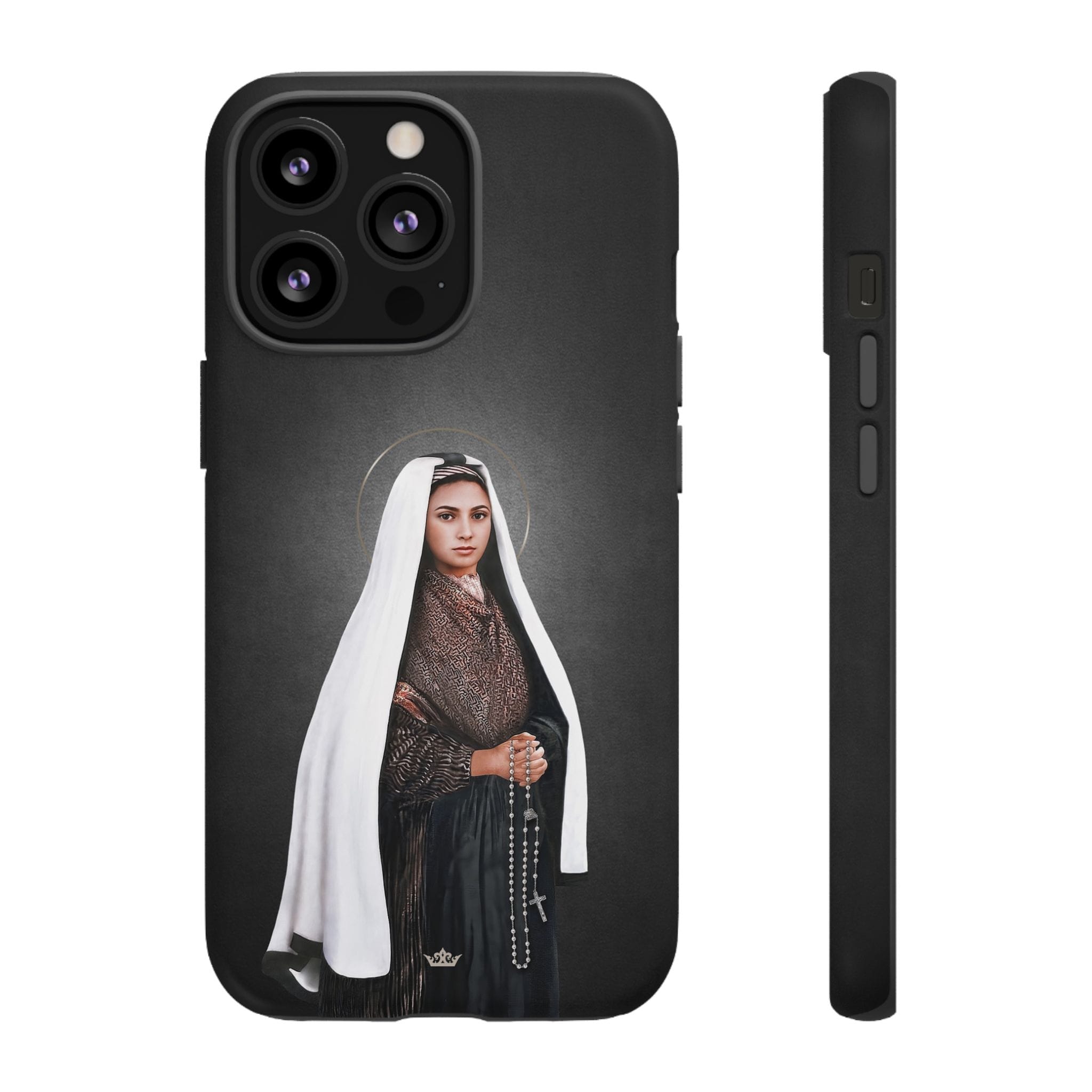 St. Bernadette Hard Phone Case (Dark) Copyright VENXARA
