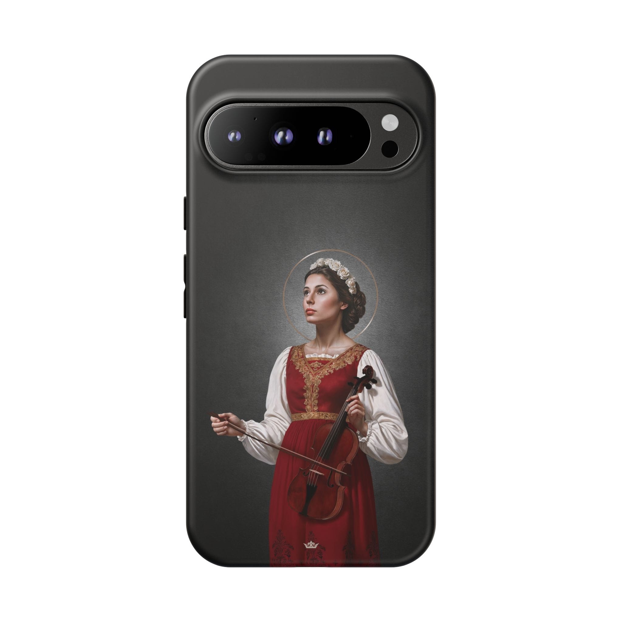 St. Cecilia Hard Phone Case (Dark) Copyright VENXARA