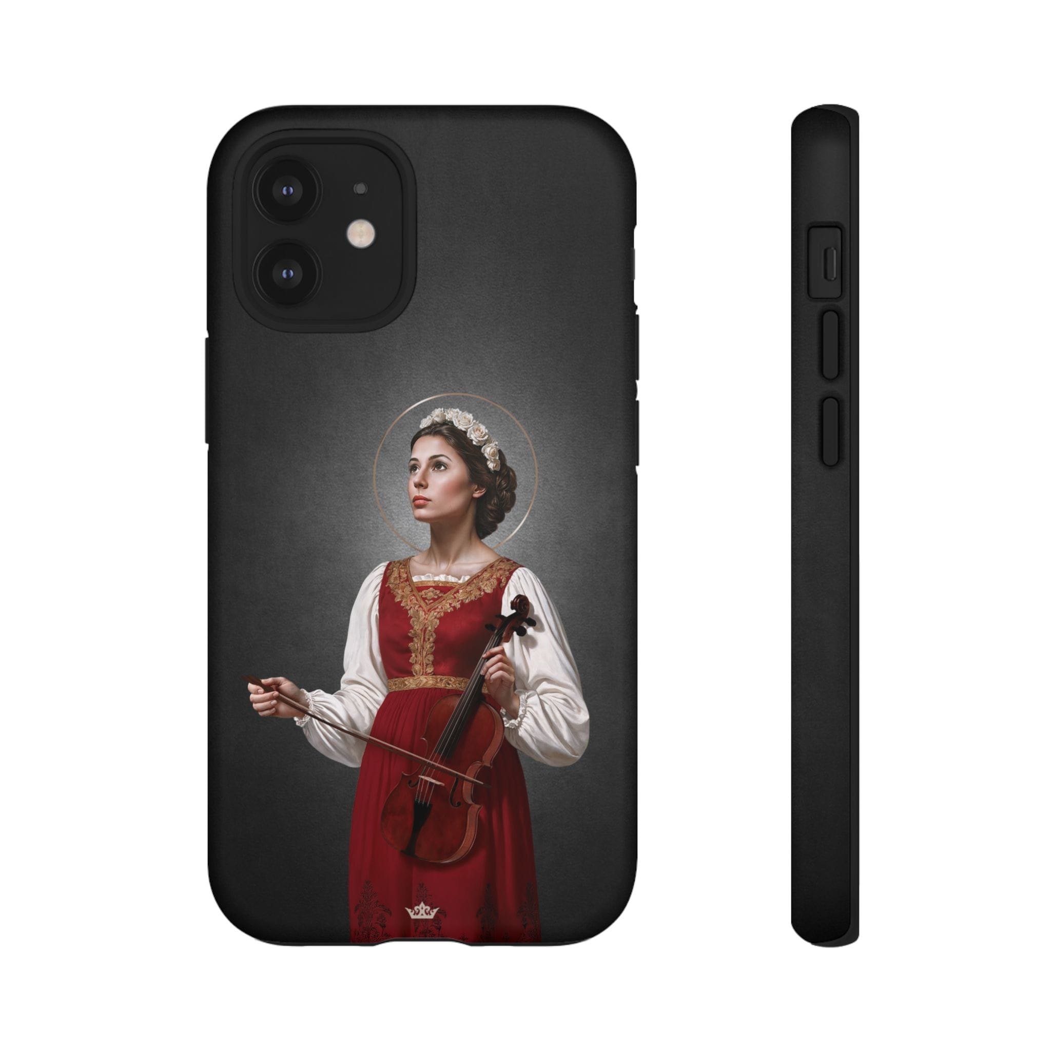 St. Cecilia Hard Phone Case (Dark) Copyright VENXARA
