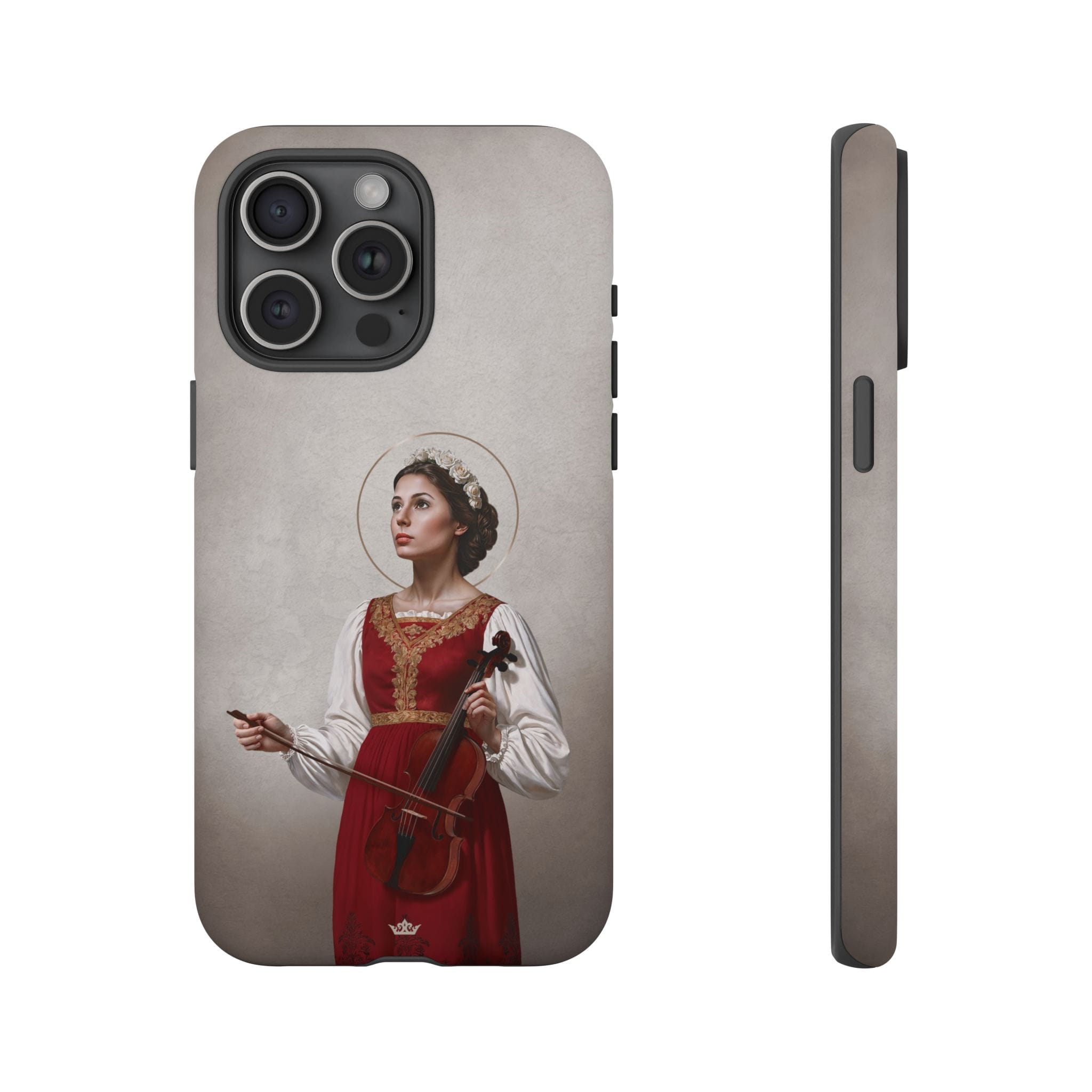 St. Cecilia Hard Phone Case (Light) Copyright VENXARA
