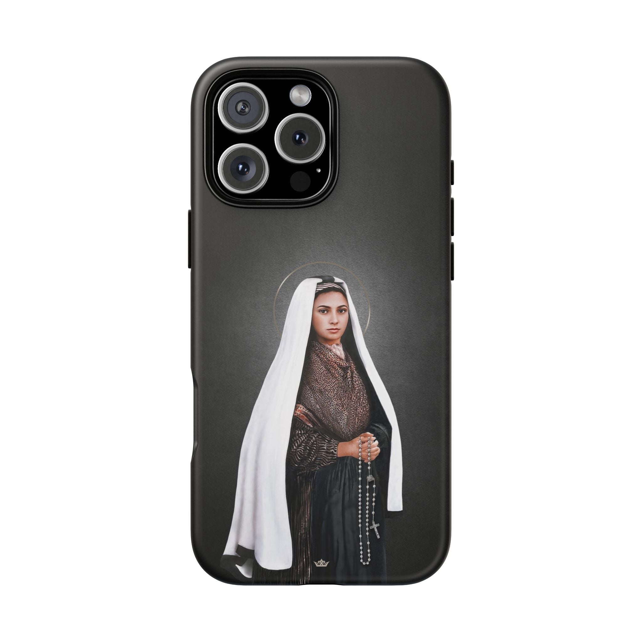 St. Bernadette Hard Phone Case (Dark) Copyright VENXARA