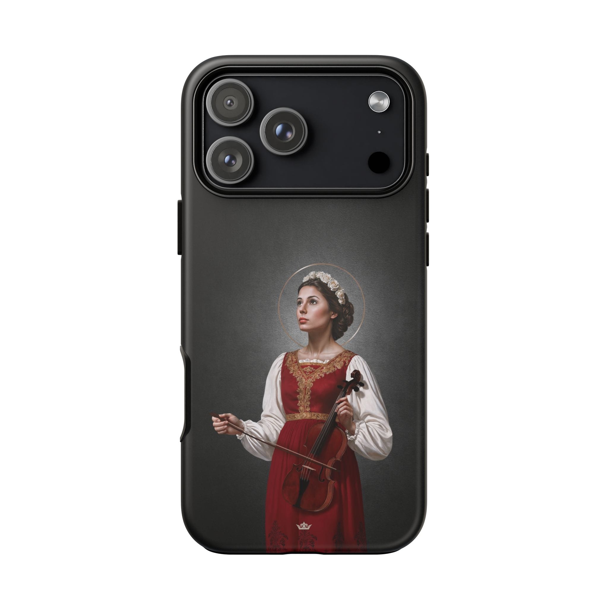 St. Cecilia Hard Phone Case (Dark) Copyright VENXARA