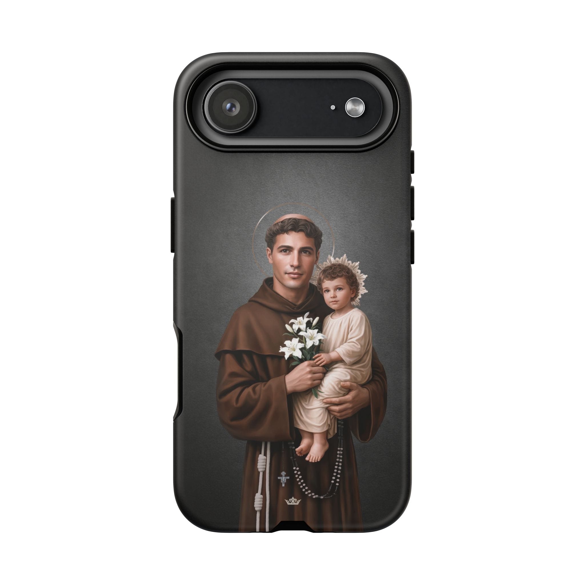 St. Anthony of Padua Hard Phone Case (Dark) Copyright VENXARA