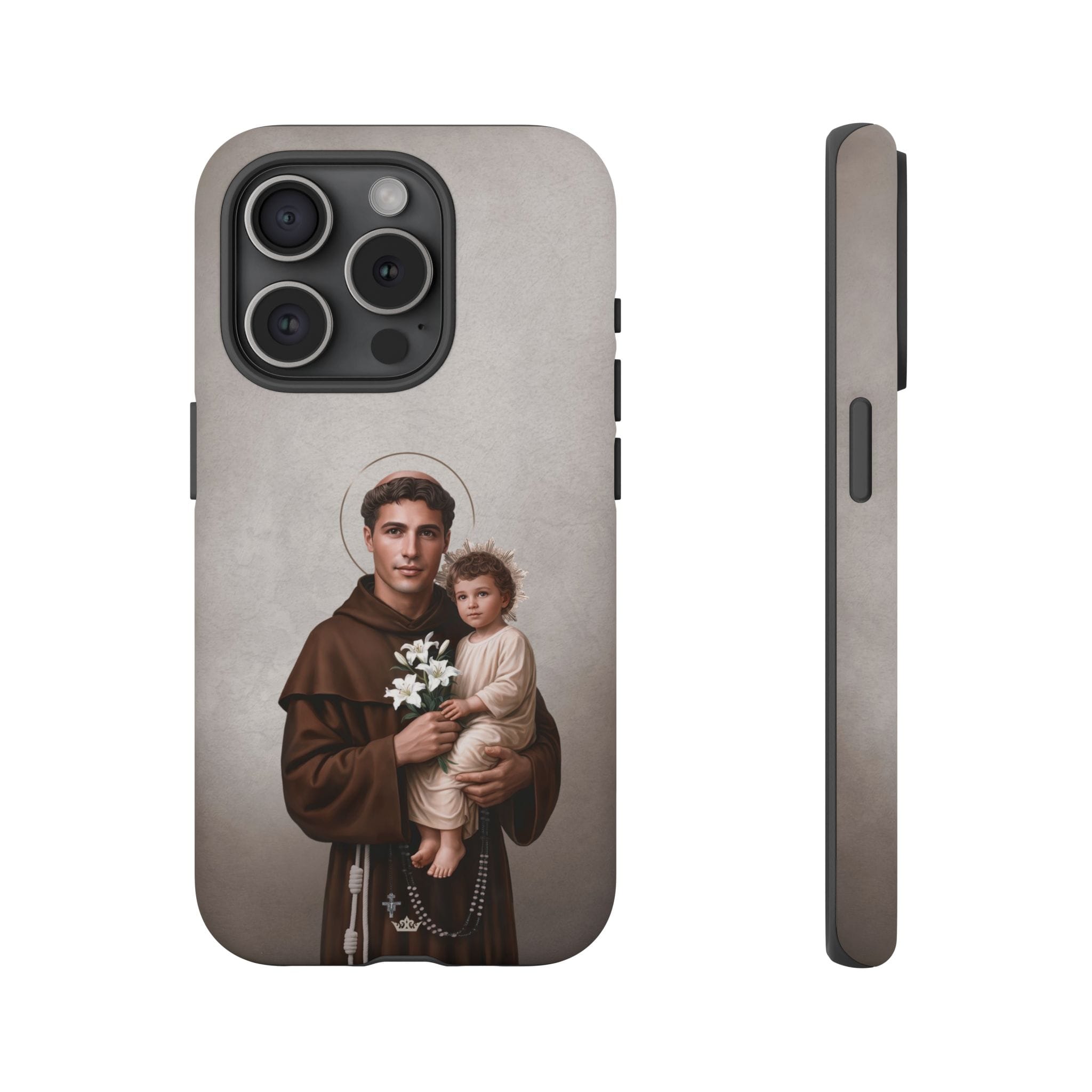 St. Anthony of Padua Hard Phone Case (Light) Copyright VENXARA
