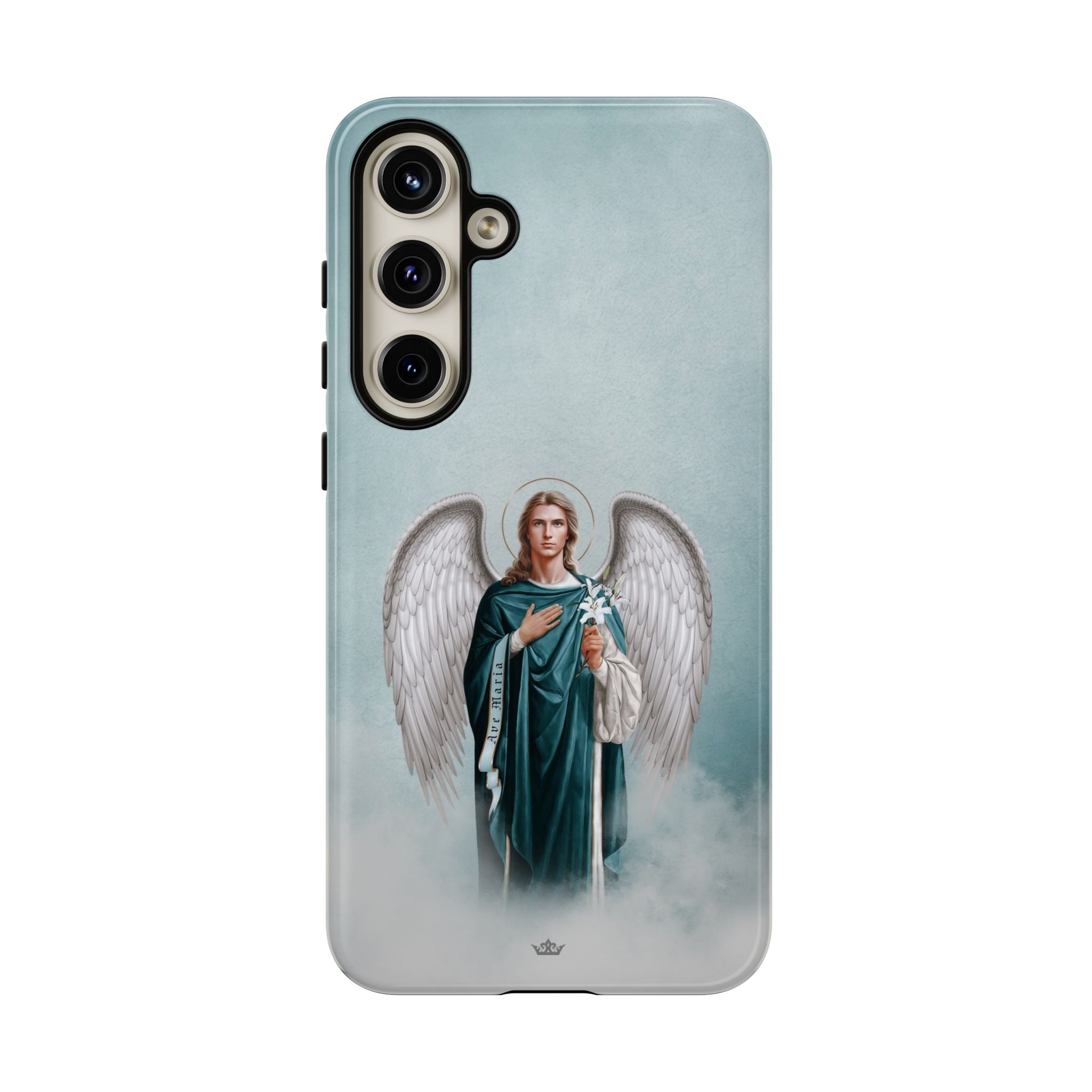 St. Gabriel the Archangel Hard Phone Case (Blue)