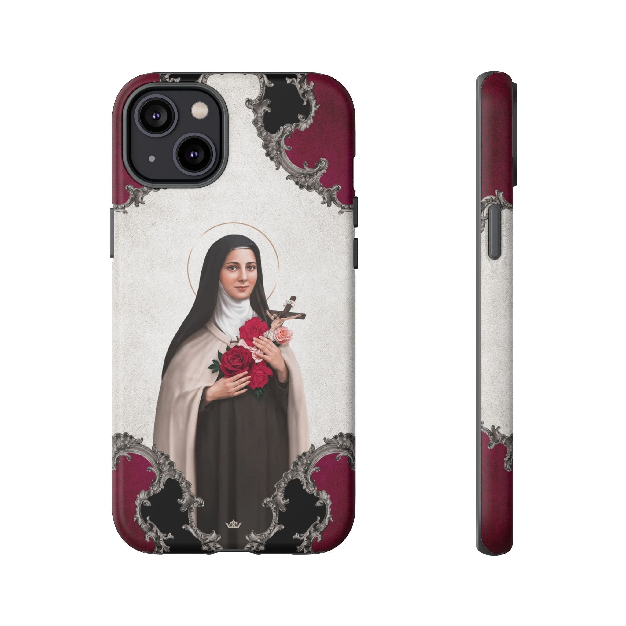 St. Therese of Lisieux Hard Phone Case (Baroque) Copyright VENXARA