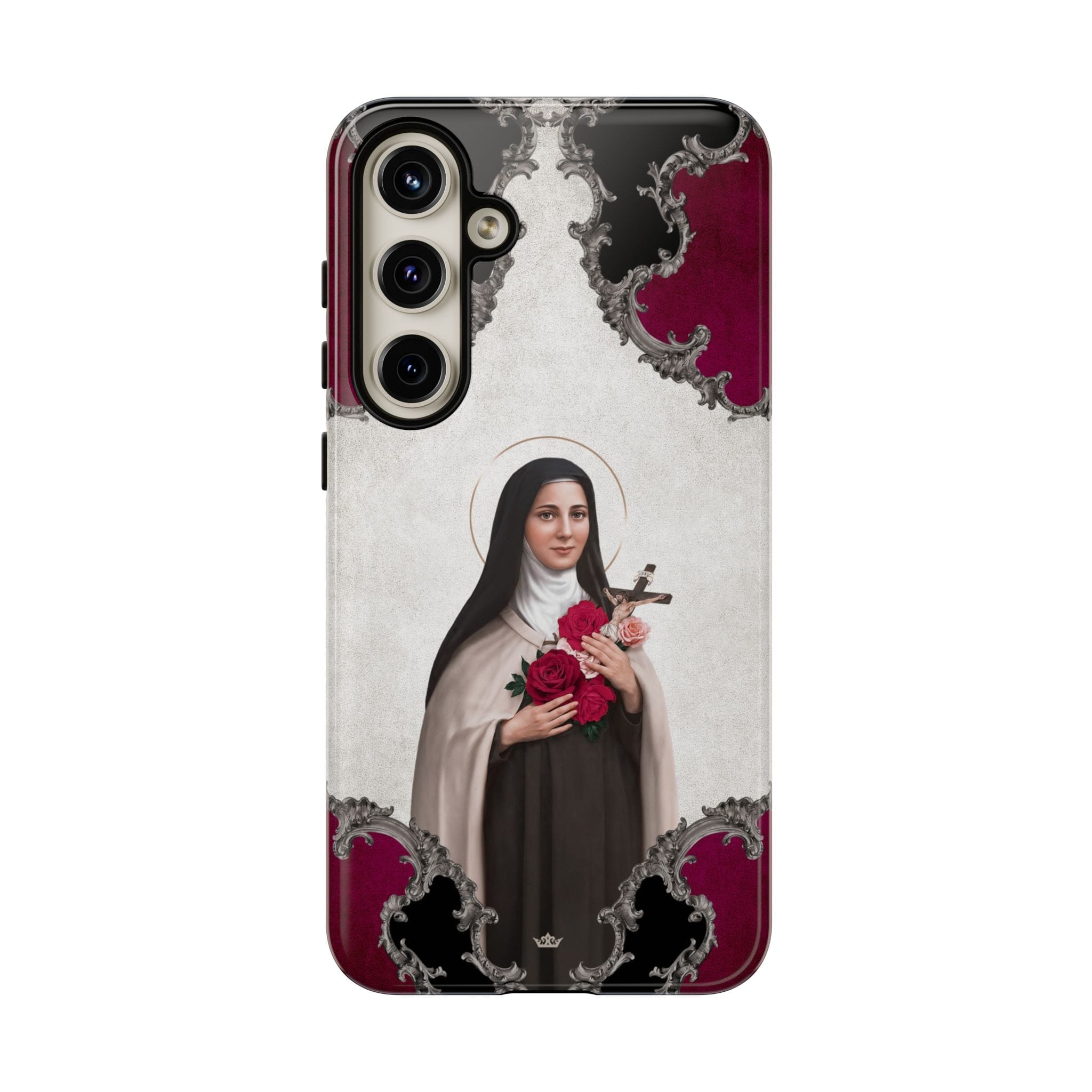 St. Therese of Lisieux Hard Phone Case (Baroque) Copyright VENXARA
