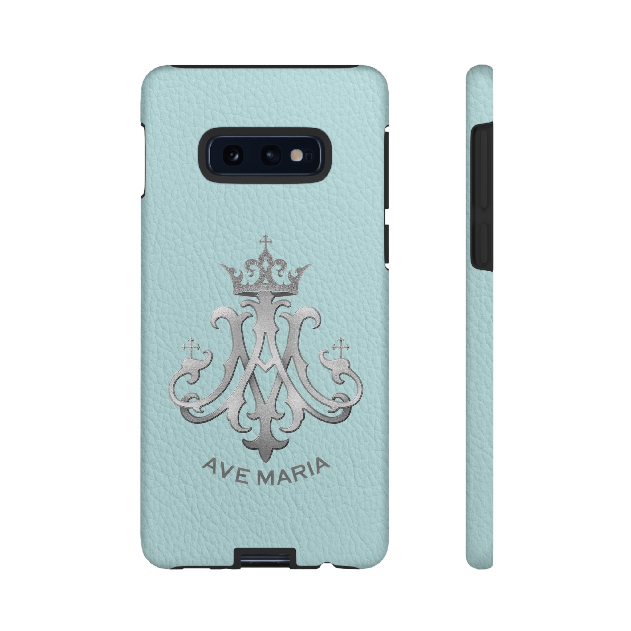 Ave Maria Hard Phone Case (Heavenly Blue)