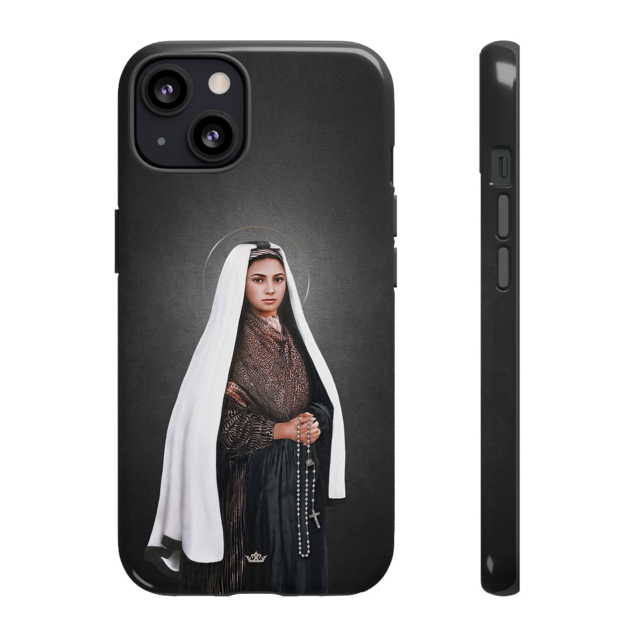 St. Bernadette Hard Phone Case (Dark) Copyright VENXARA