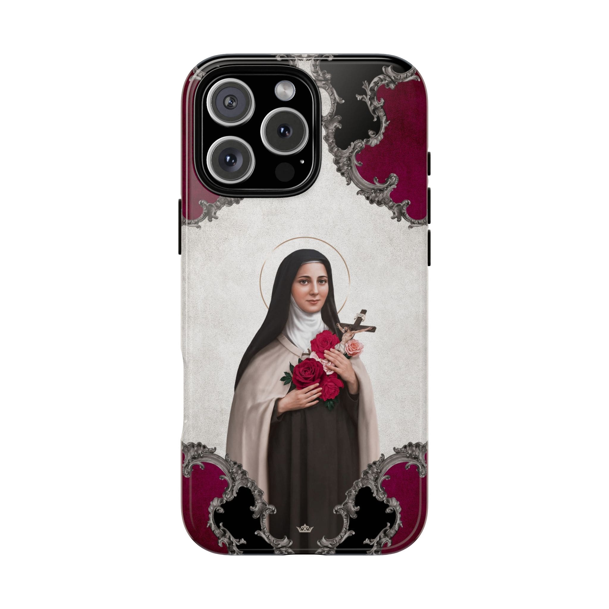 St. Therese of Lisieux Hard Phone Case (Baroque) Copyright VENXARA