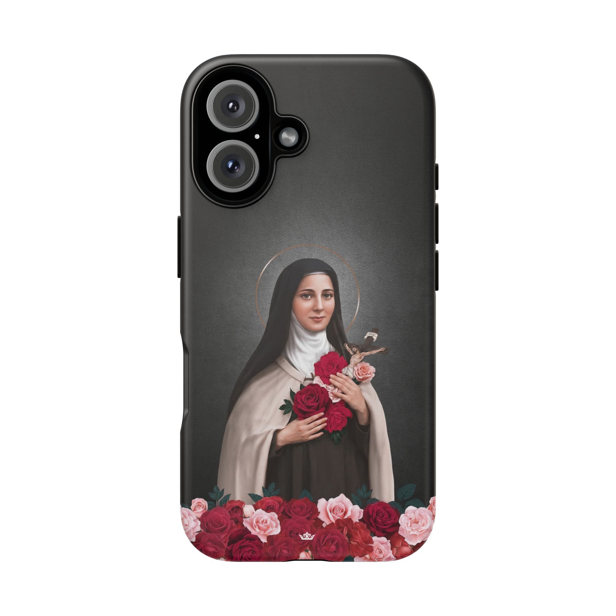 St. Therese of Lisieux Hard Phone Case (Dark) Copyright VENXARA