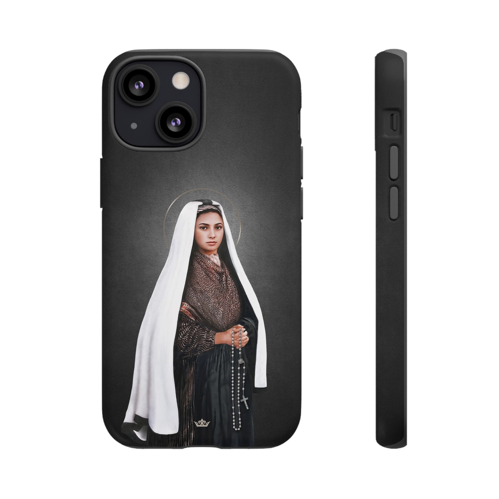 St. Bernadette Hard Phone Case (Dark) Copyright VENXARA