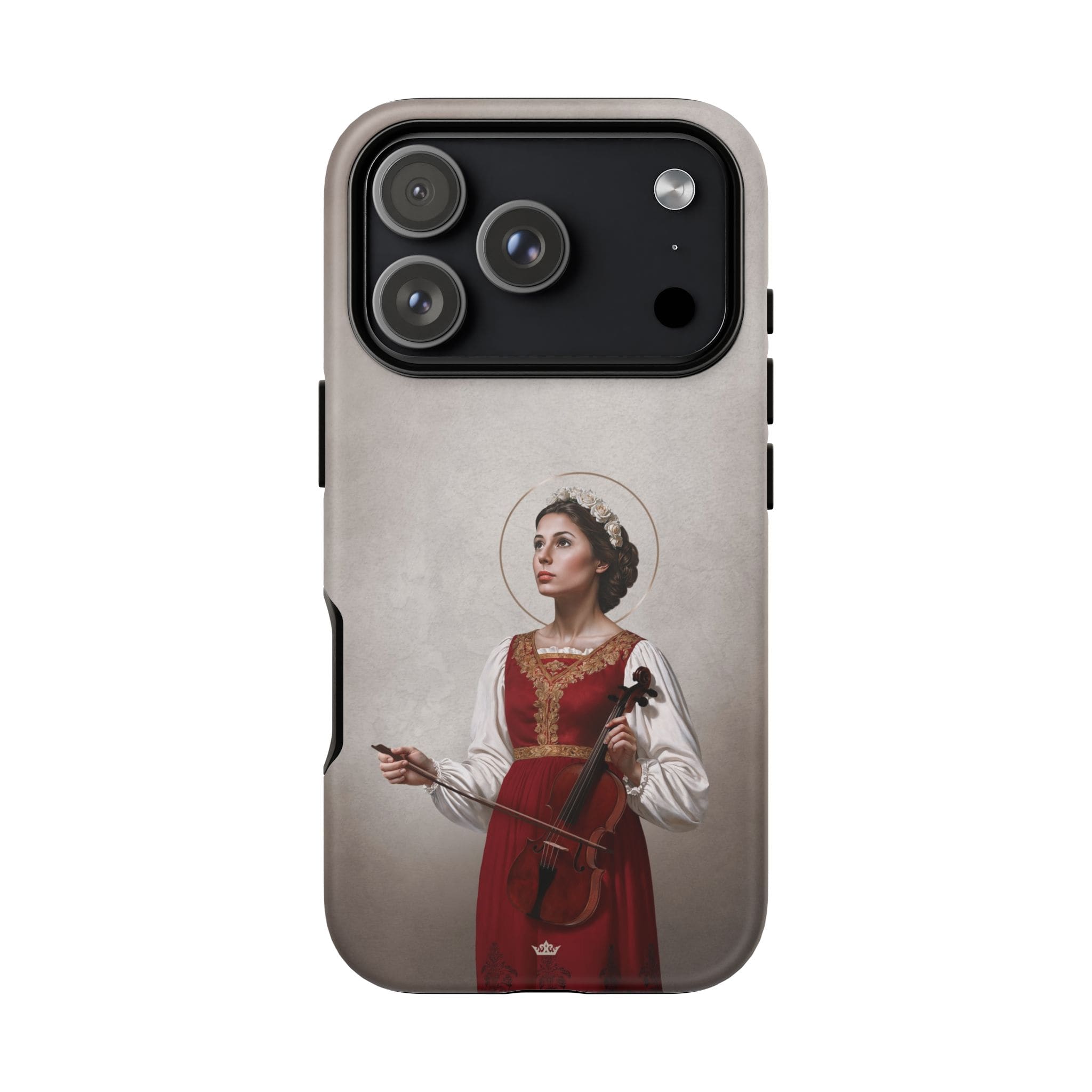 St. Cecilia Hard Phone Case (Light) Copyright VENXARA