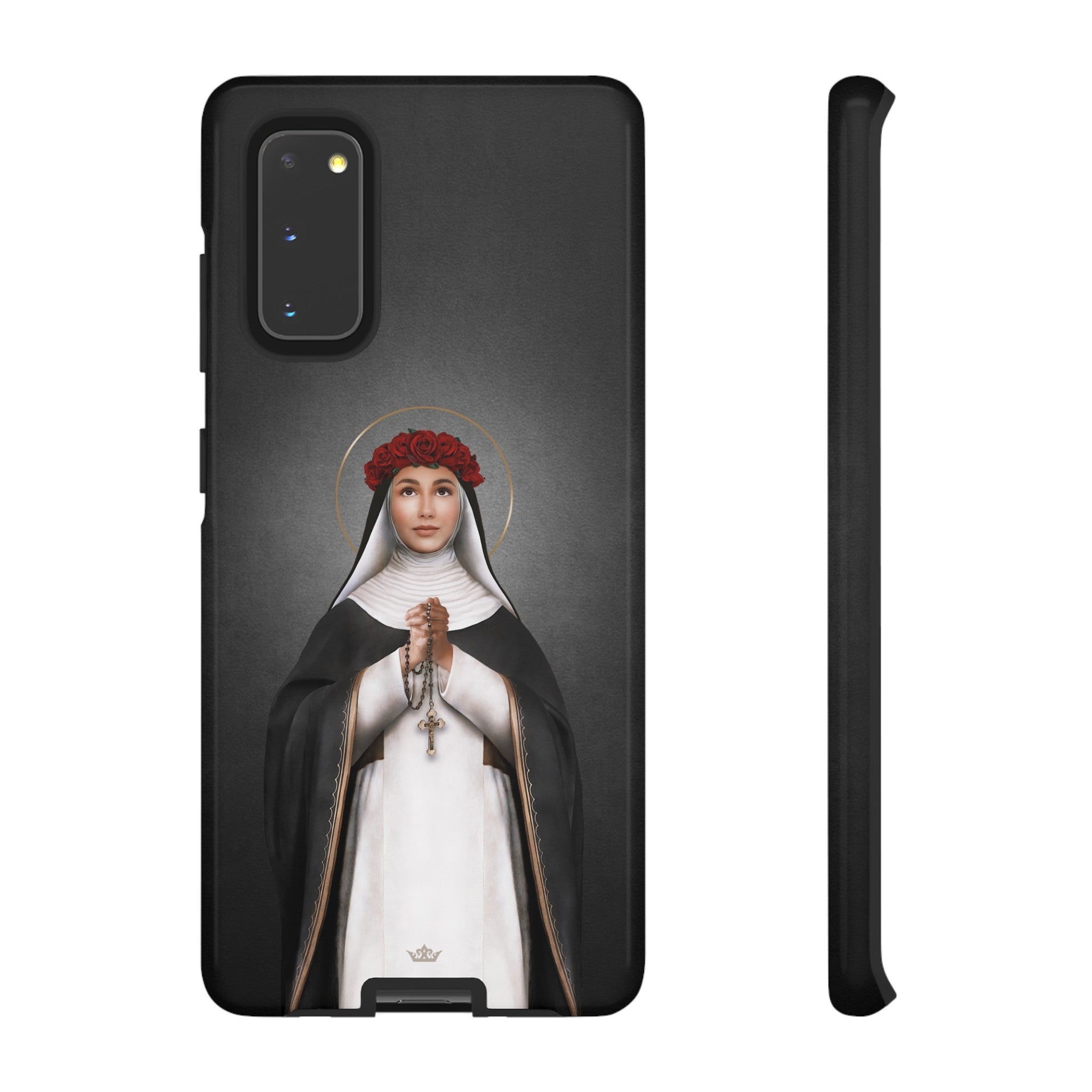 St. Rose of Lima Hard Phone Case (Dark)