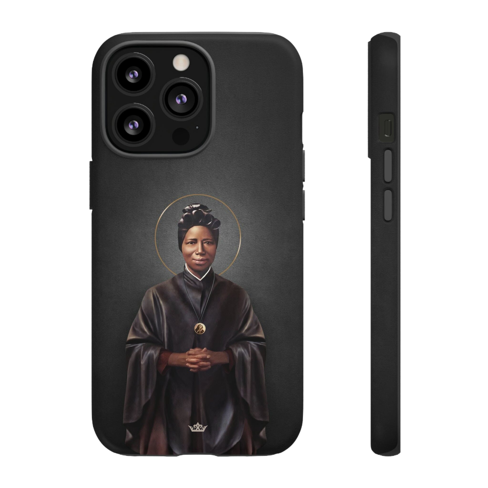 St. Josephine Bakhita Hard Phone Case (Dark)