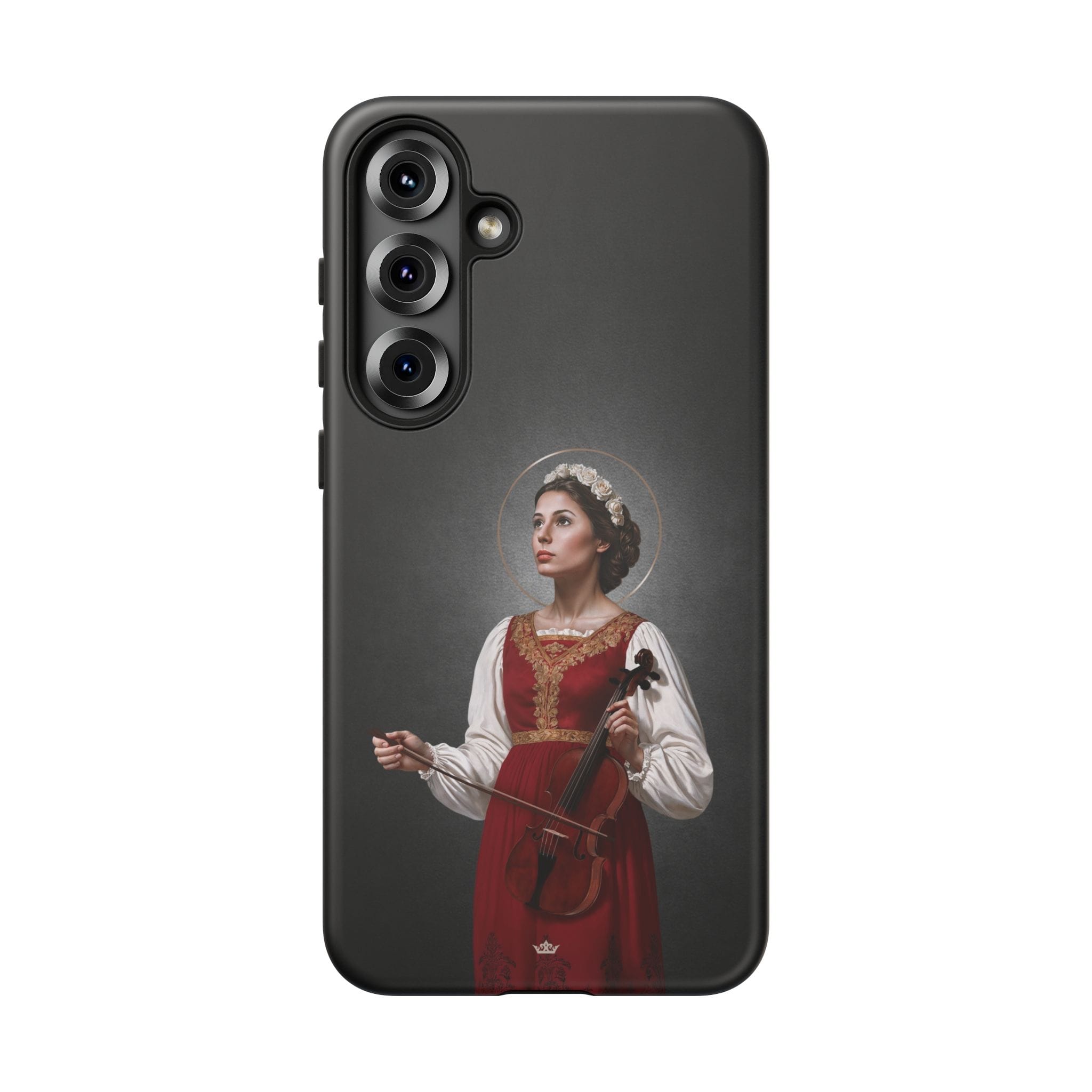 St. Cecilia Hard Phone Case (Dark) Copyright VENXARA