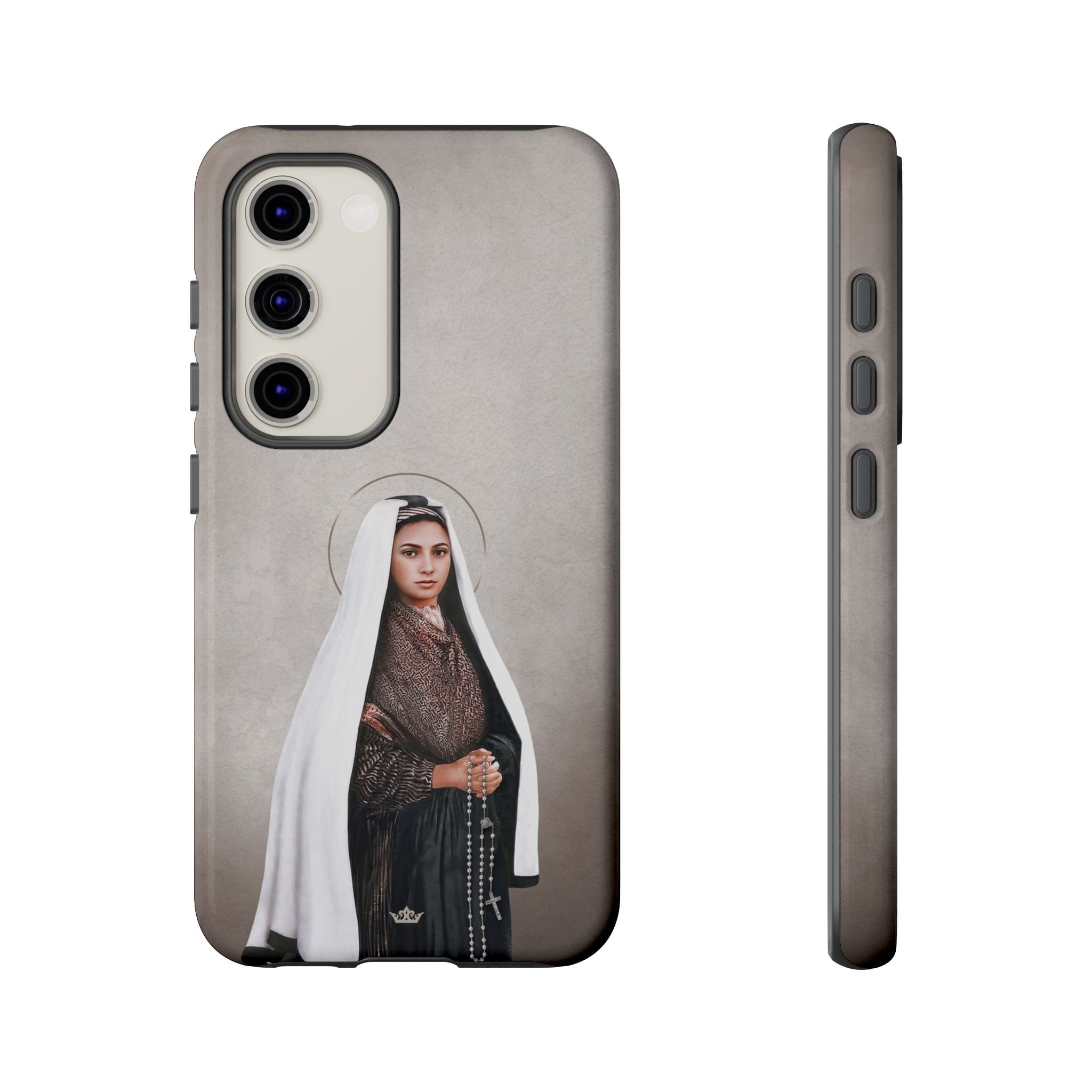 St. Bernadette Hard Phone Case (Light) Copyright VENXARA