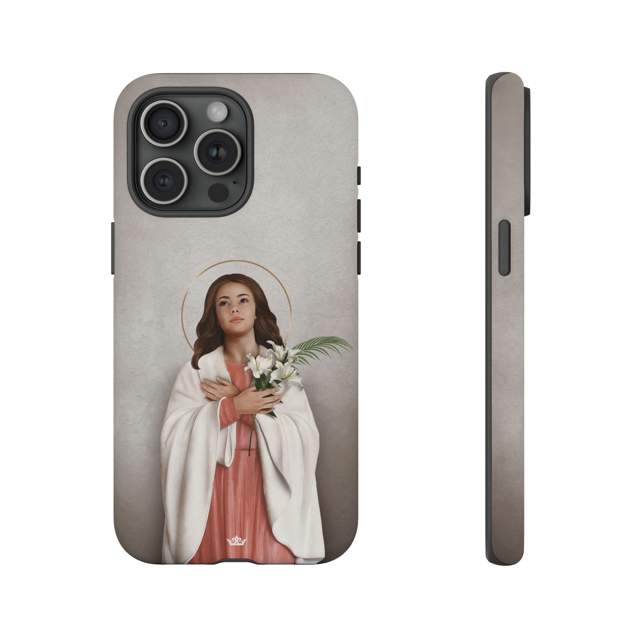 St. Maria Goretti Hard Phone Case (Light)