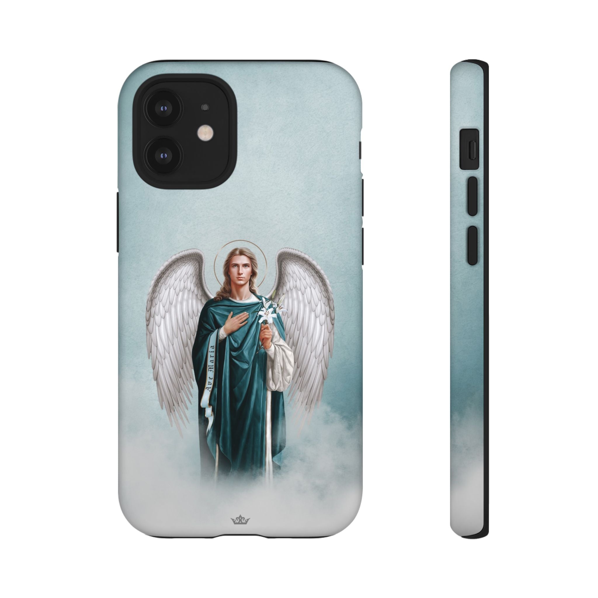 St. Gabriel the Archangel Hard Phone Case (Blue)