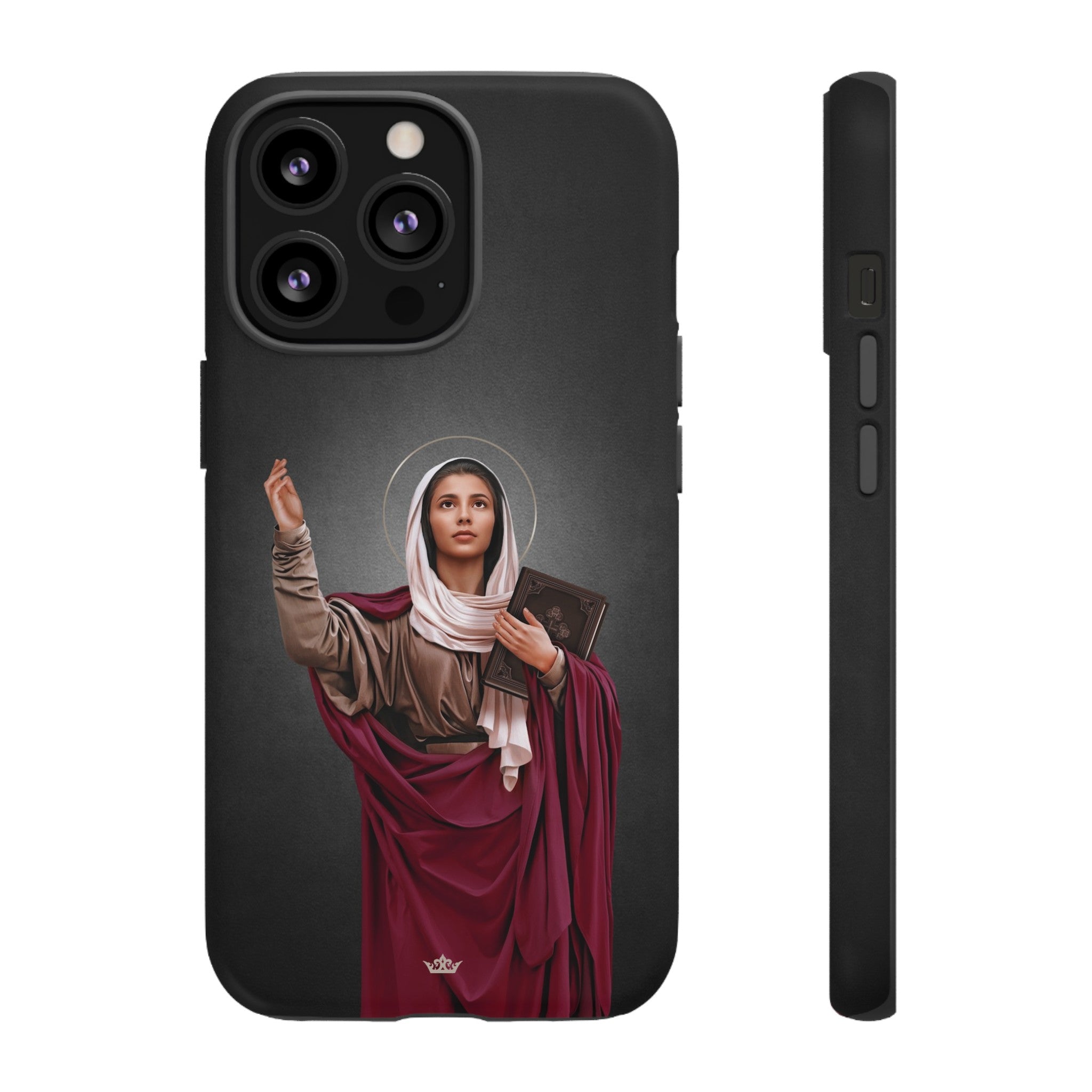 St. Monica Hard Phone Case (Dark)