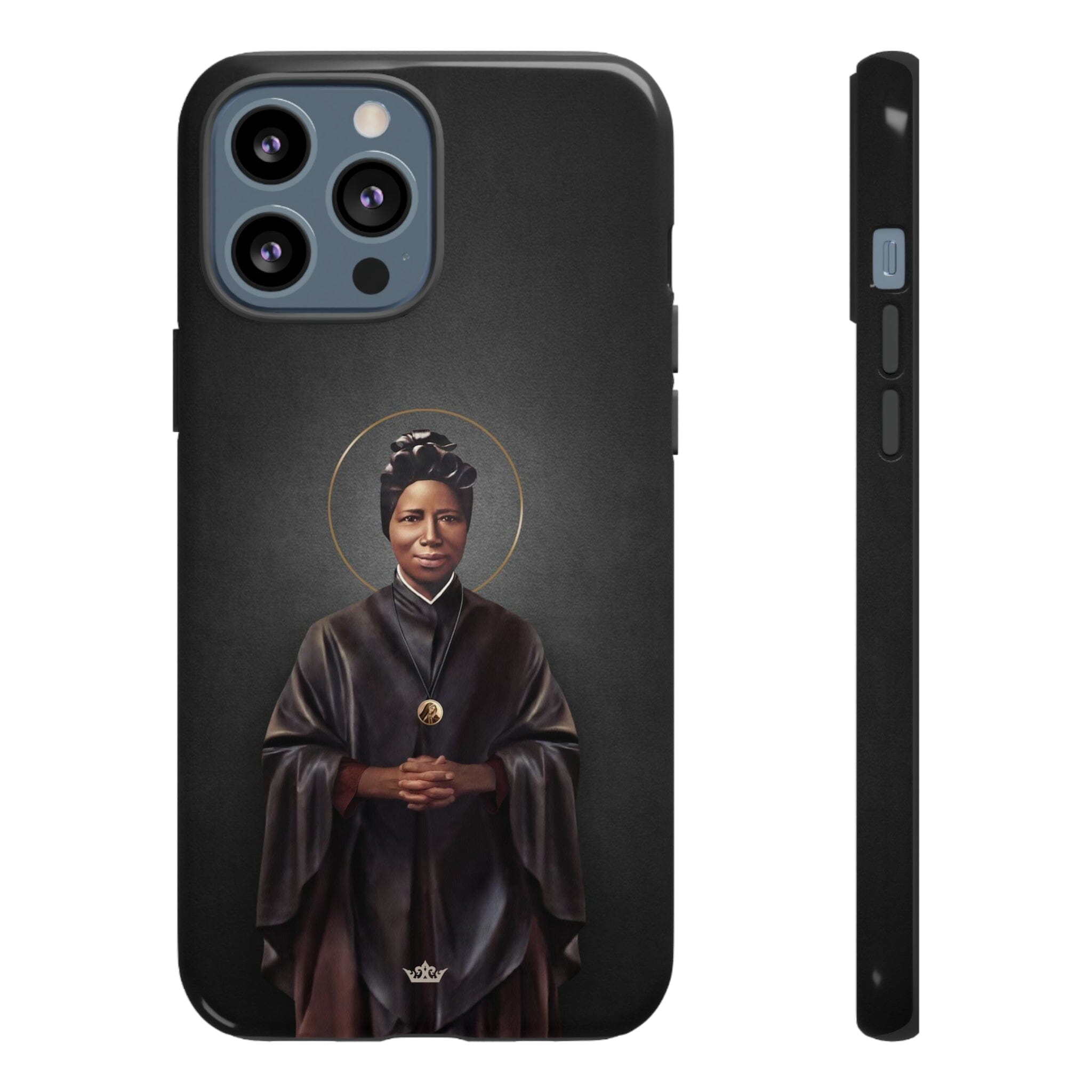 St. Josephine Bakhita Hard Phone Case (Dark)