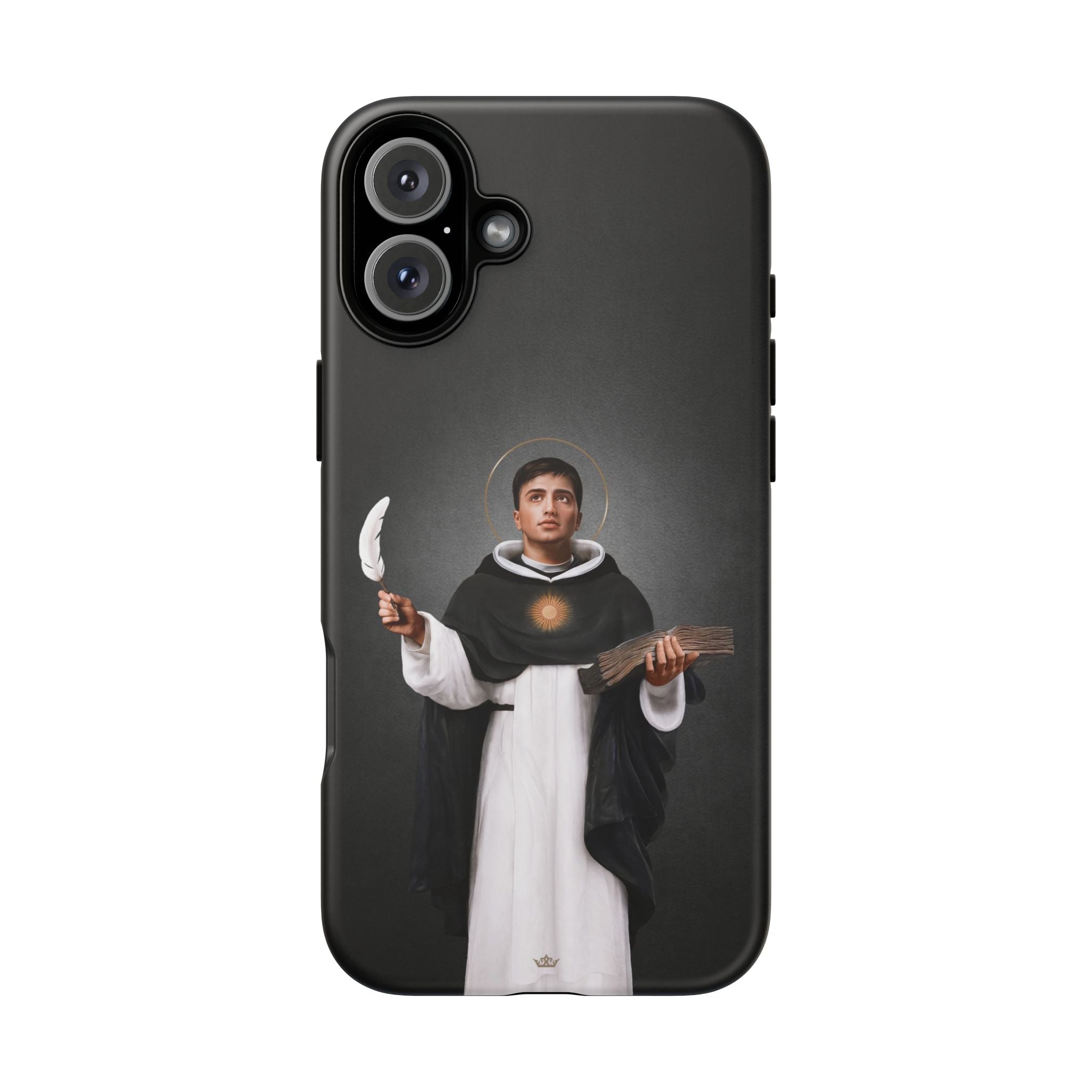 St. Thomas Aquinas Hard Phone Case (Dark)