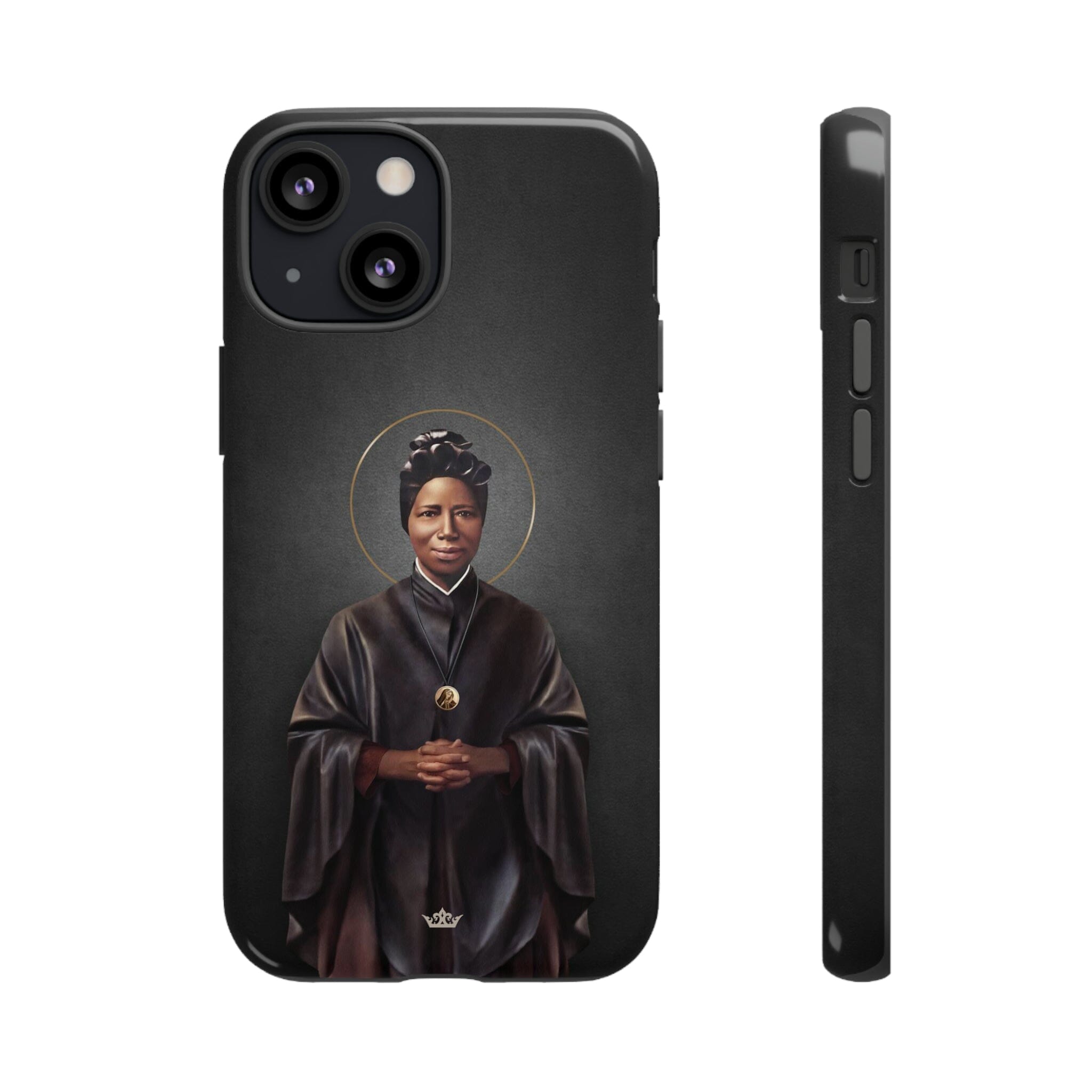 St. Josephine Bakhita Hard Phone Case (Dark)