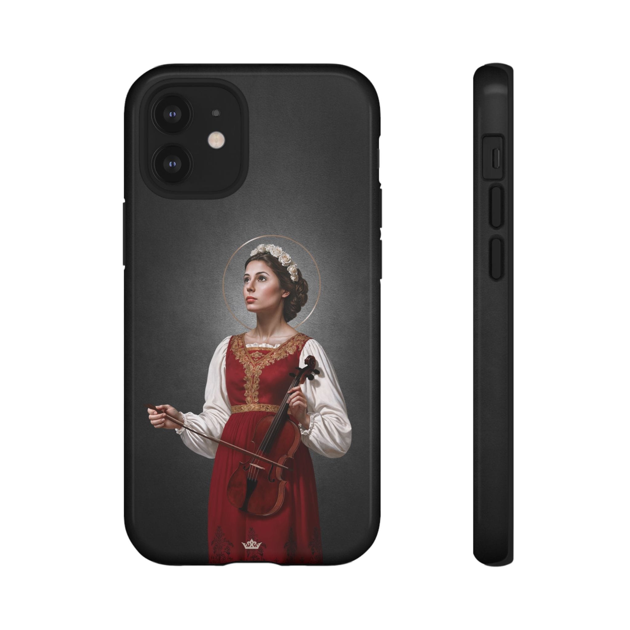 St. Cecilia Hard Phone Case (Dark) Copyright VENXARA