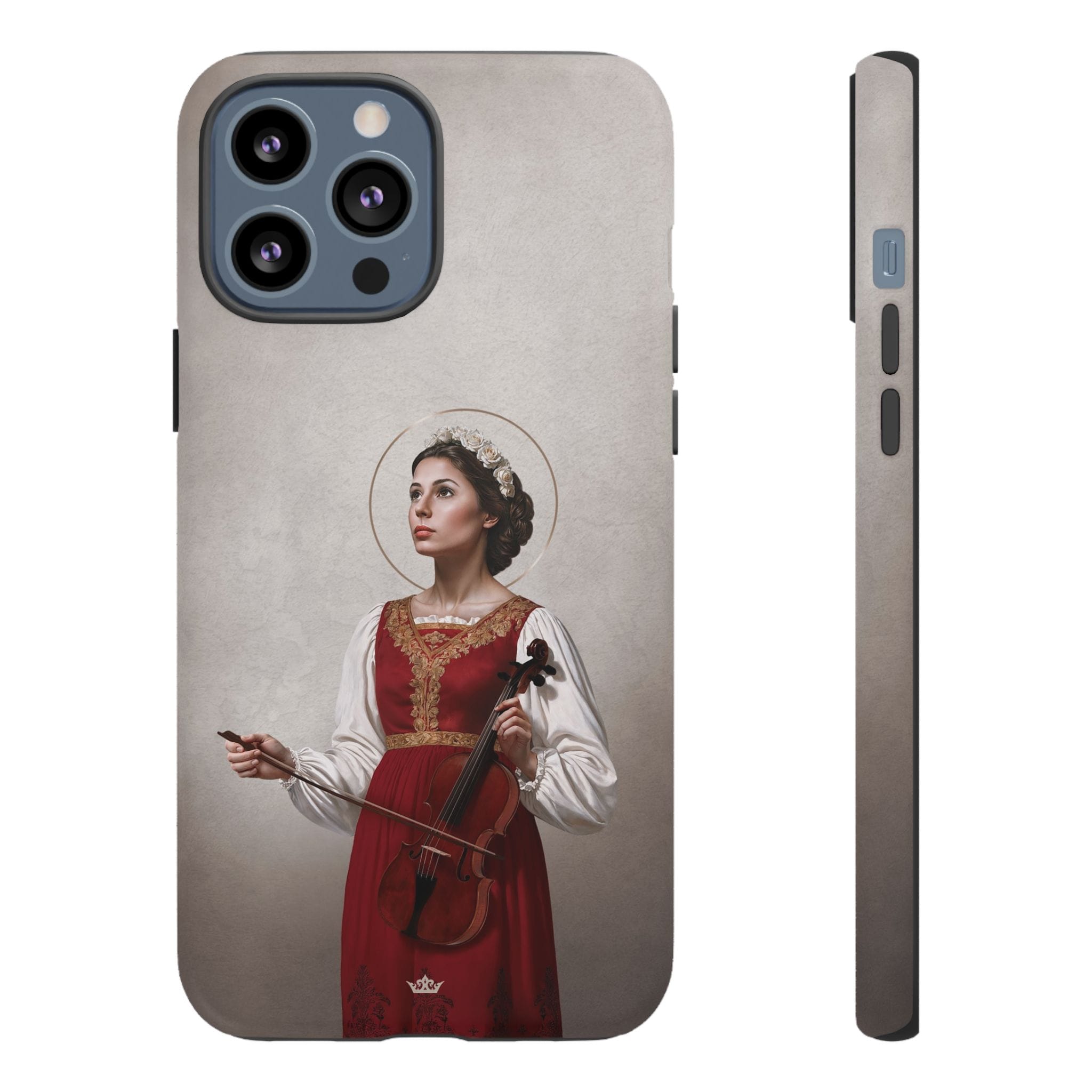 St. Cecilia Hard Phone Case (Light) Copyright VENXARA